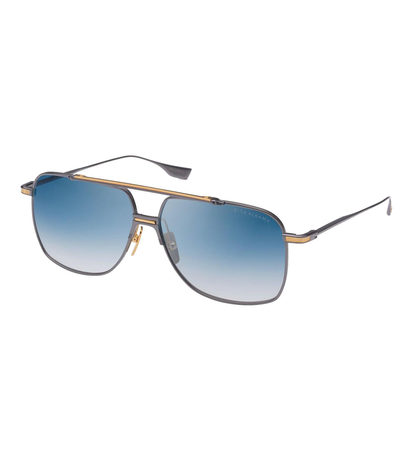 Dita Alkamx Men's Dark Turquoise Aviator Sunglasses