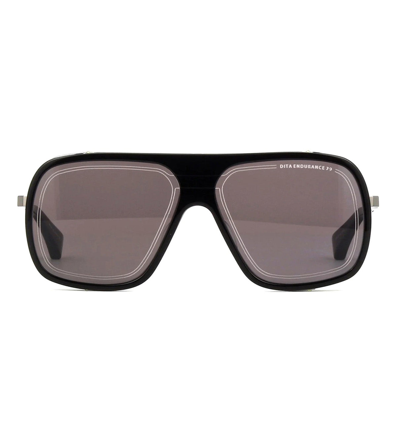 Dita Endurance 79 Unisex Dark Grey Aviator Sunglasses