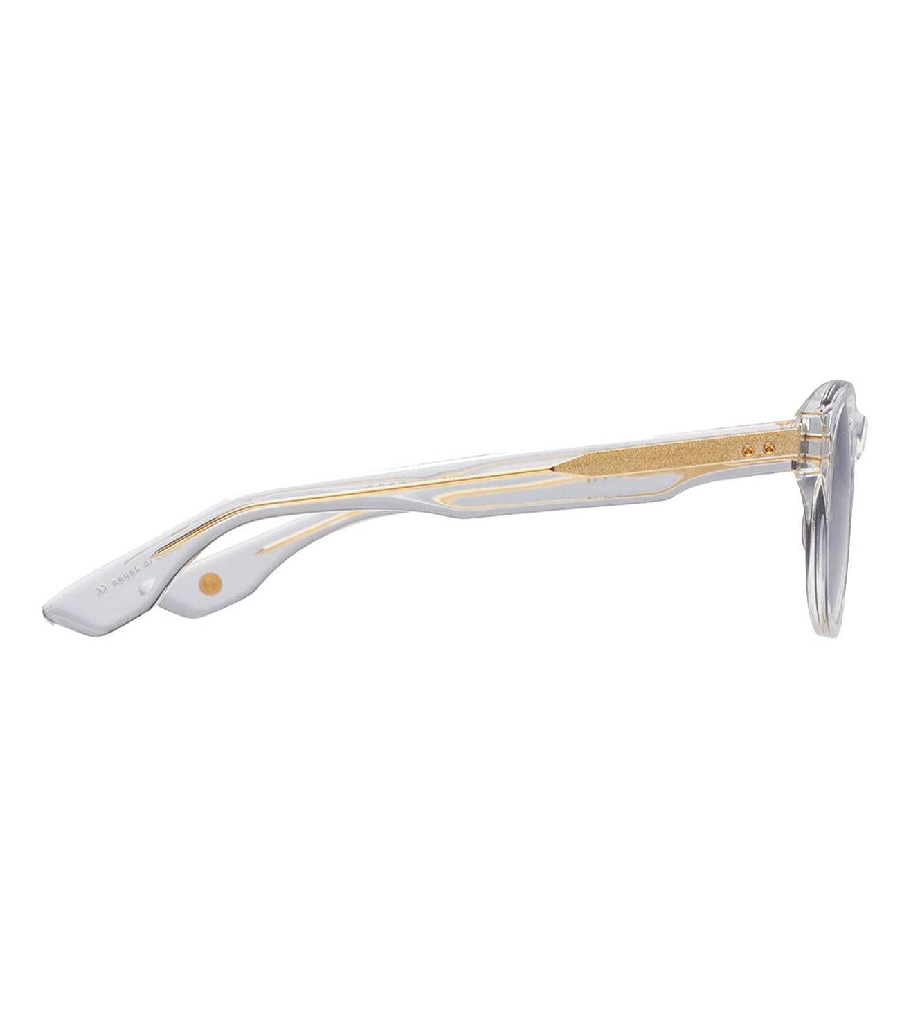 Dita Unisex Silver Grey Oval Sunglasses