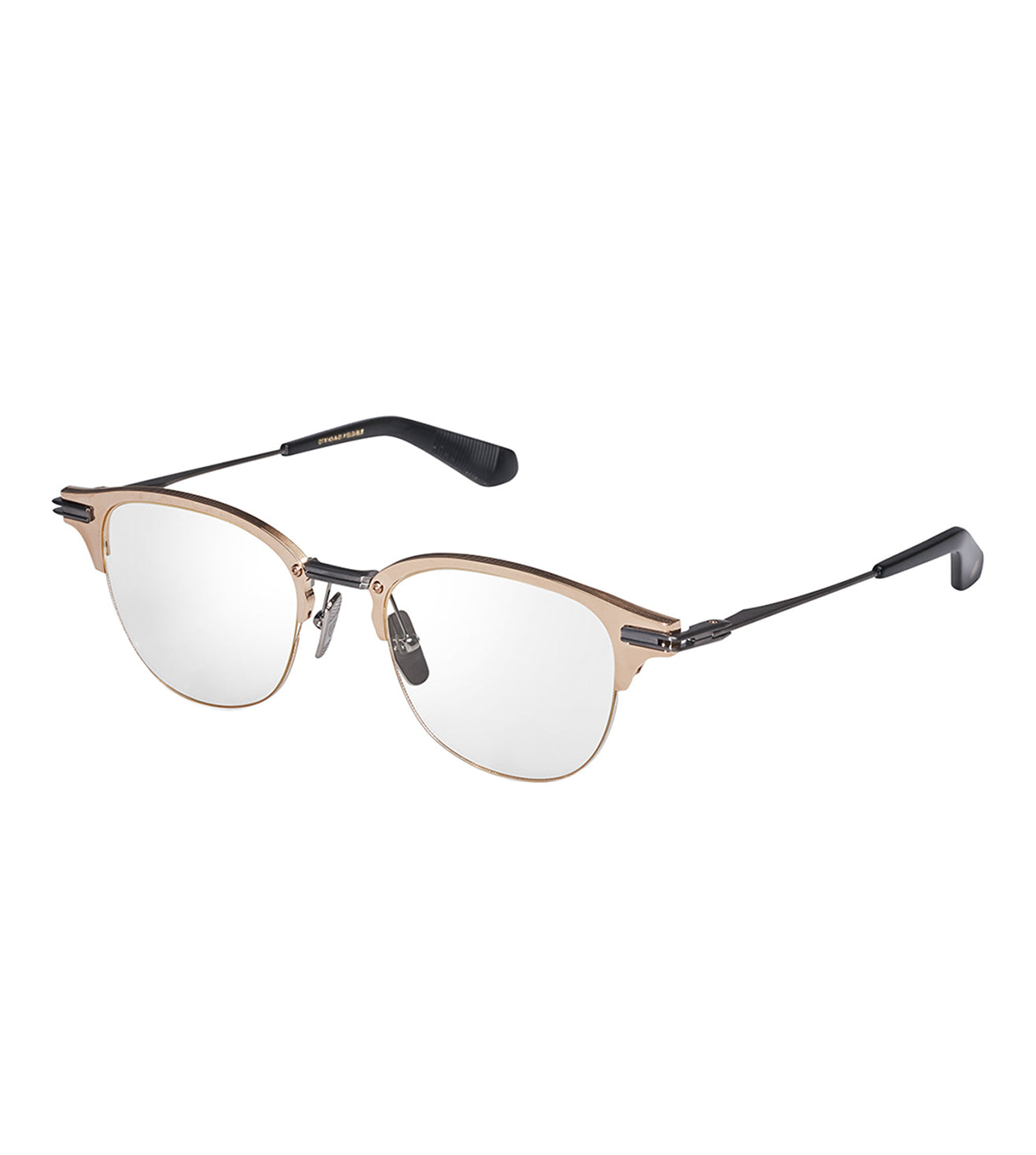 Dita Iambic Unisex White Gold Round Optical Frame