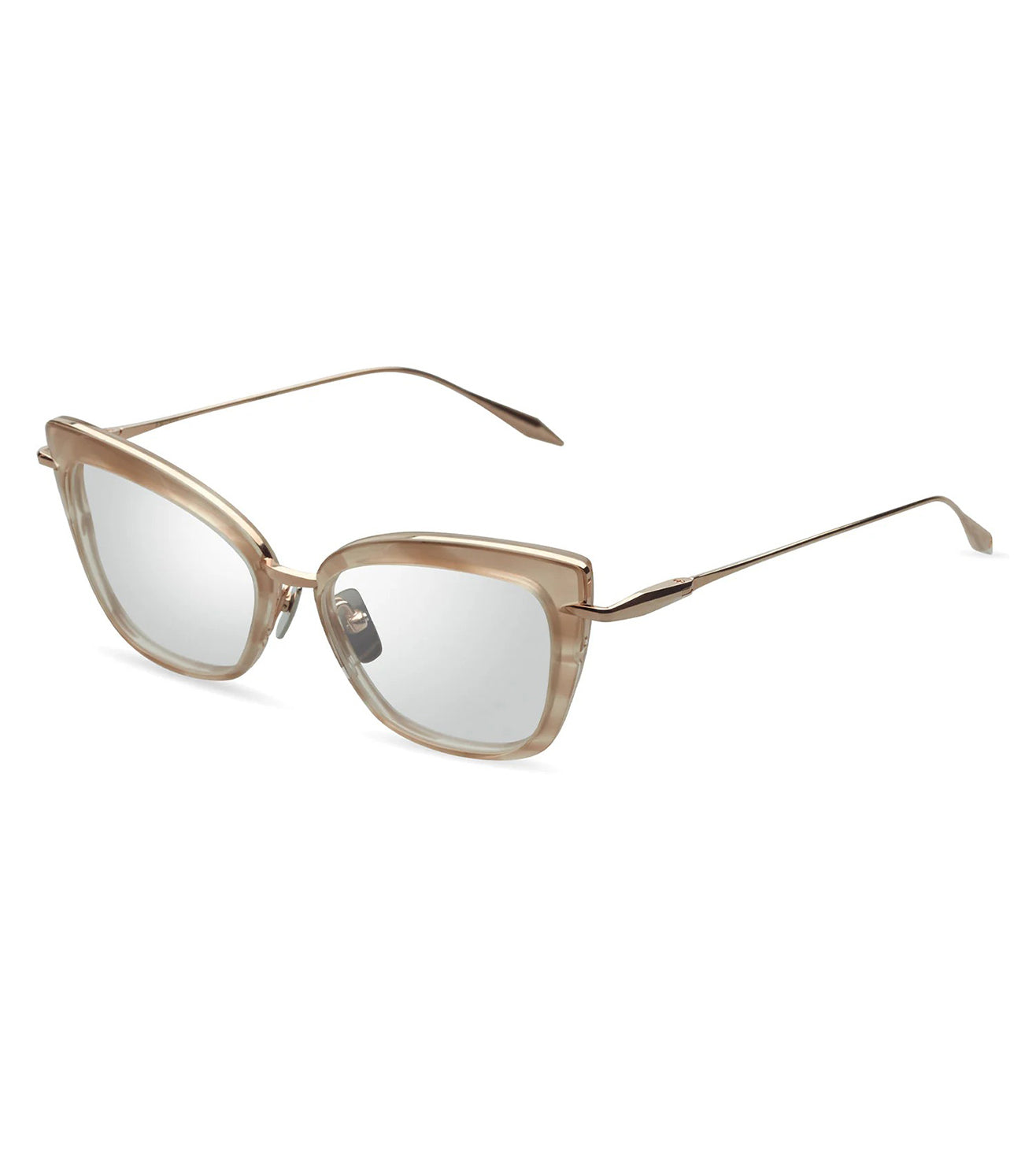 Dita Women's Dusty Pink Swirl Cat-eye Optical Frame