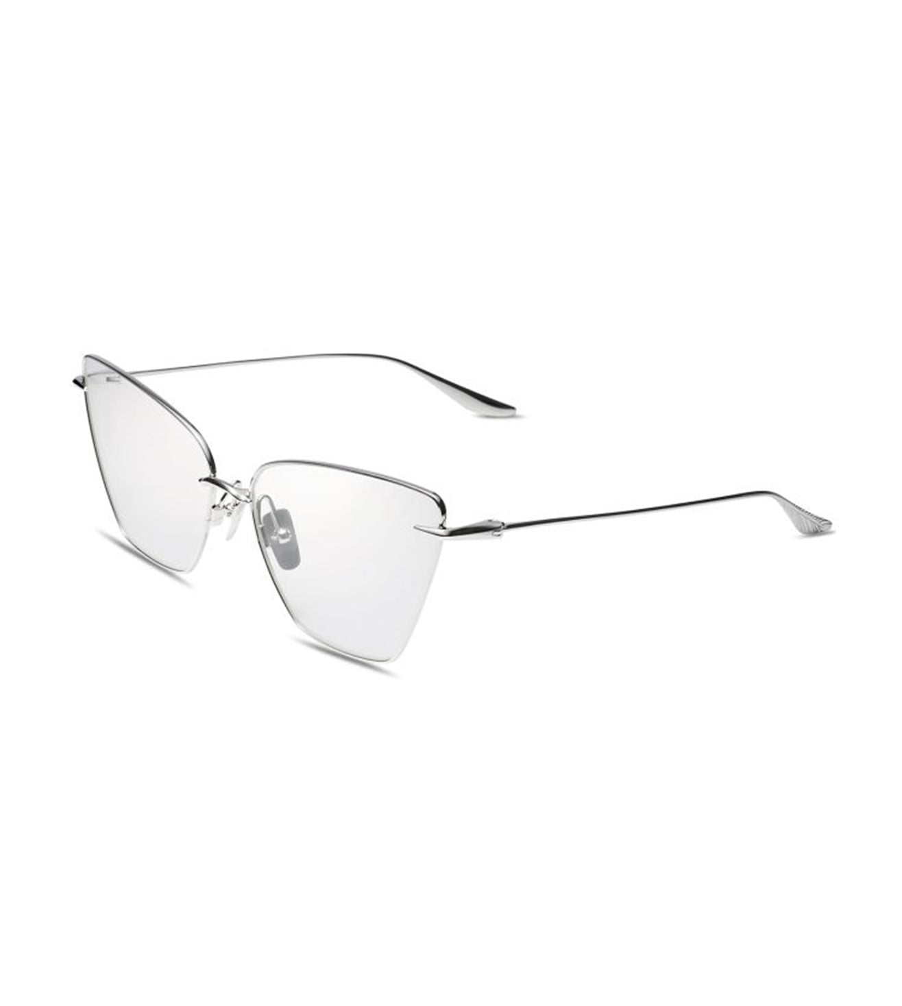 Dita Volnere Women's Silver Butterfly Optical Frame