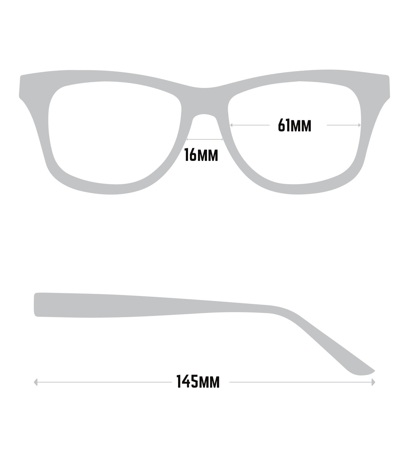 Size Guide For Sunglasses and Eyeglasses | Optics Online