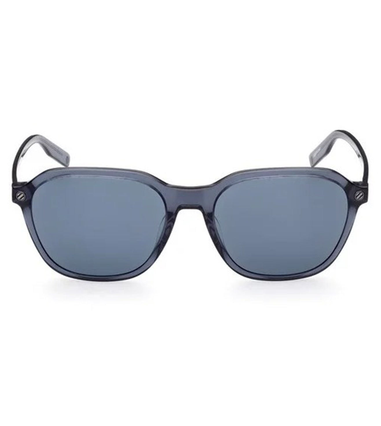 Zegna Men's Blue Square Sunglasses