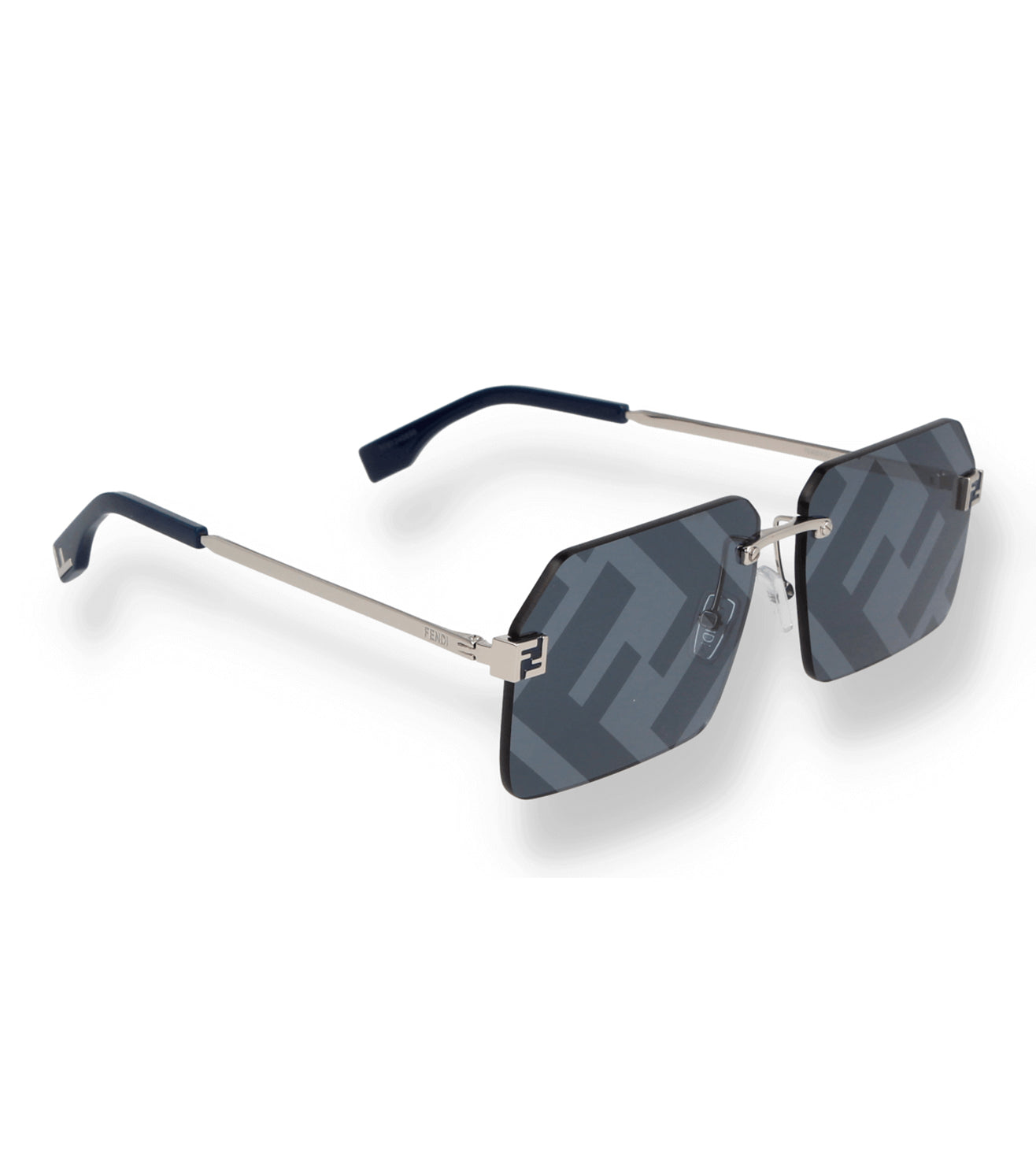 Fendi Women's Blue Geometric Sunglasses