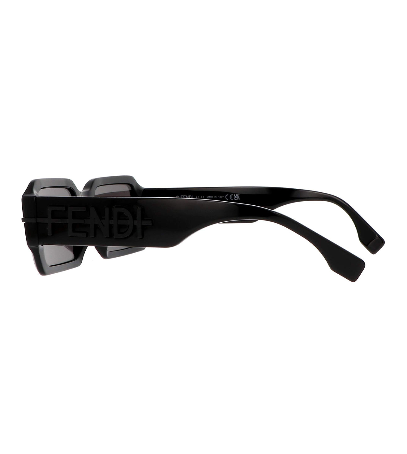 Fendi Unisex Grey Rectangular Sunglasses