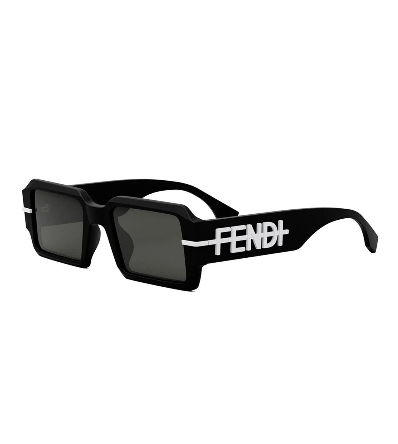 Fendi Unisex Grey Square Sunglasses