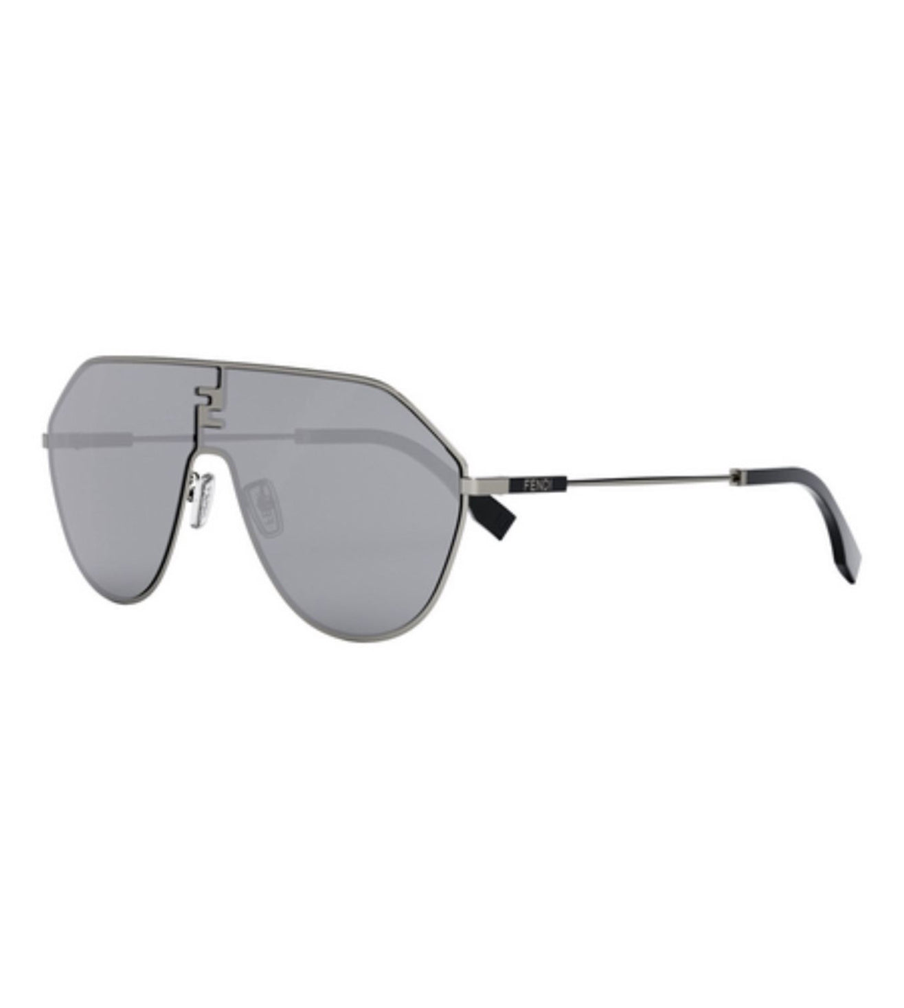 Fendi Women's Grey Aviator Sunglasses