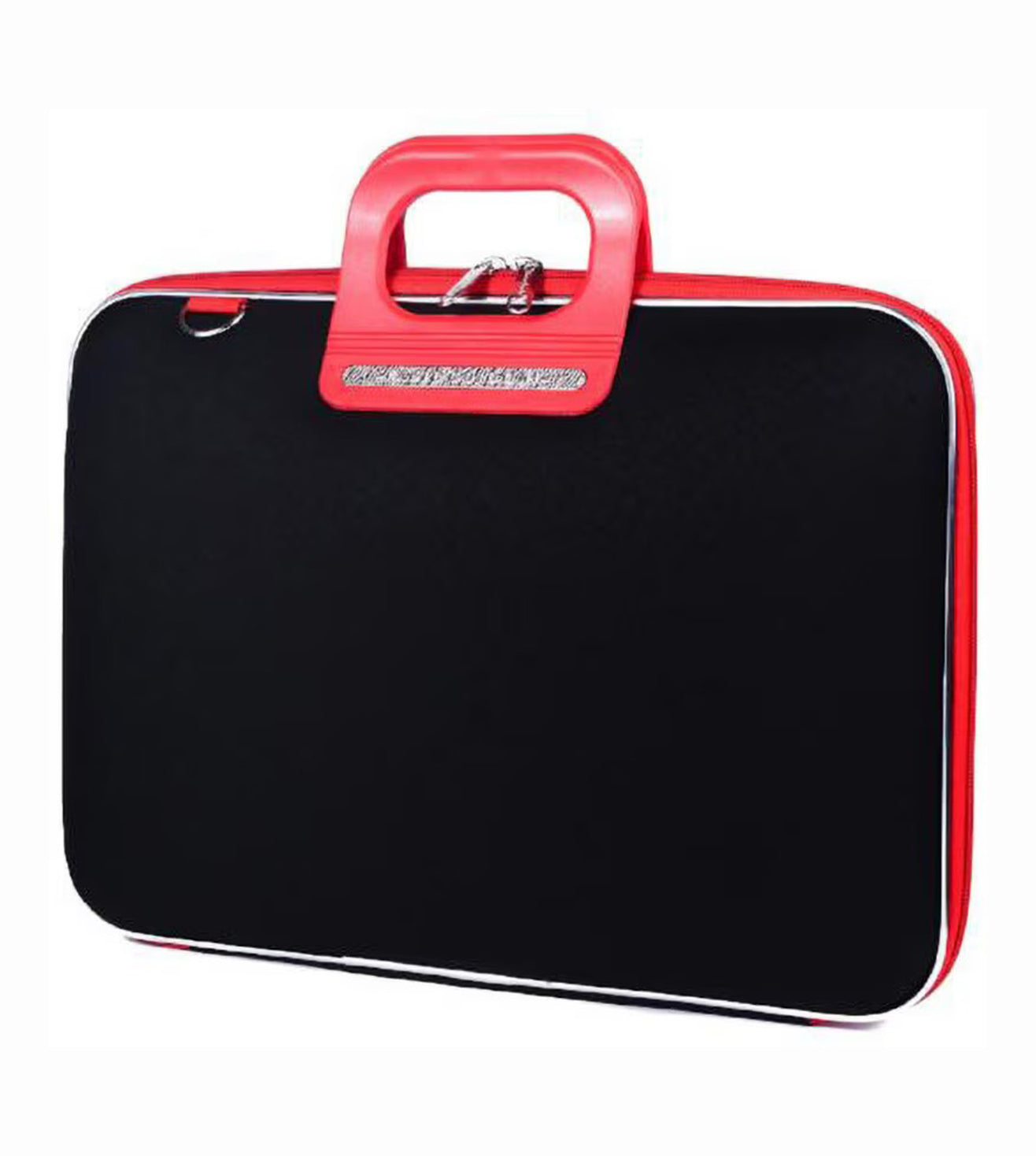 Bombata Prato Unisex Black & Red Laptop Briefcase