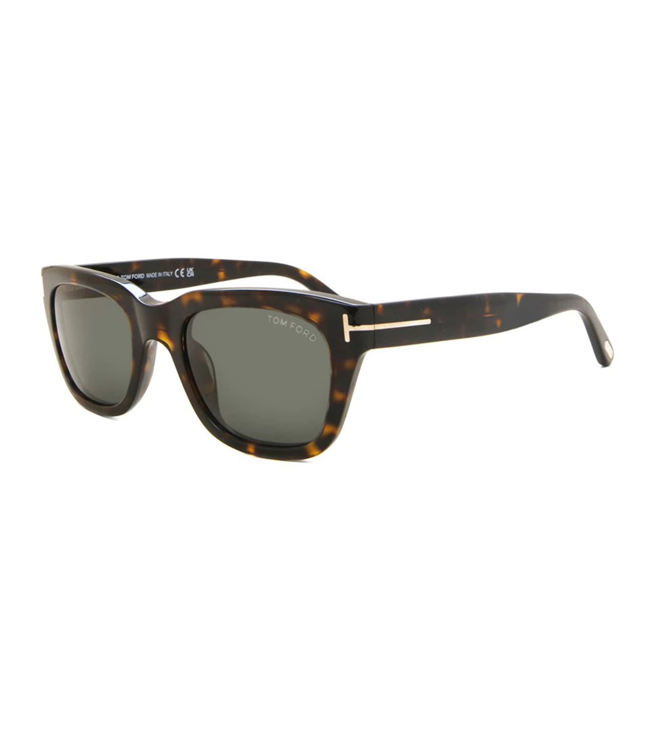 Tom Ford Men's Grey Green Square Sunglasses