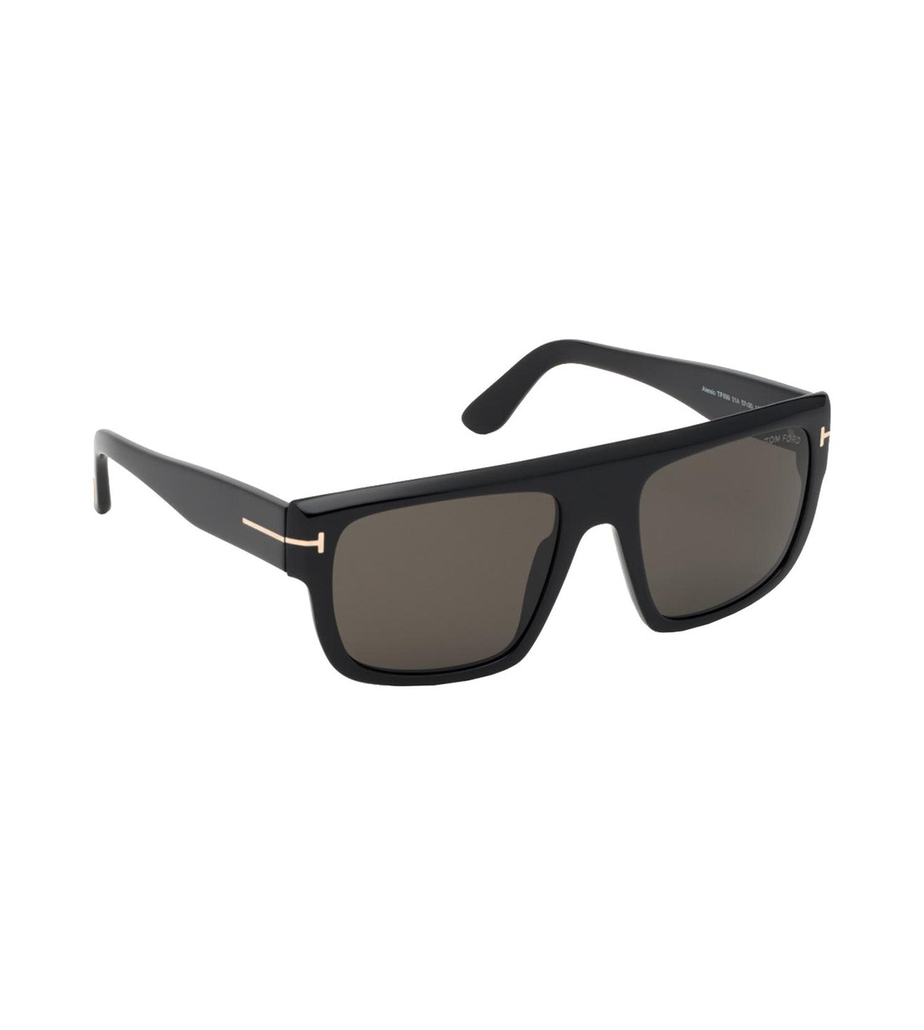 Tom Ford Men's Smoke Rectangular Sunglasses
