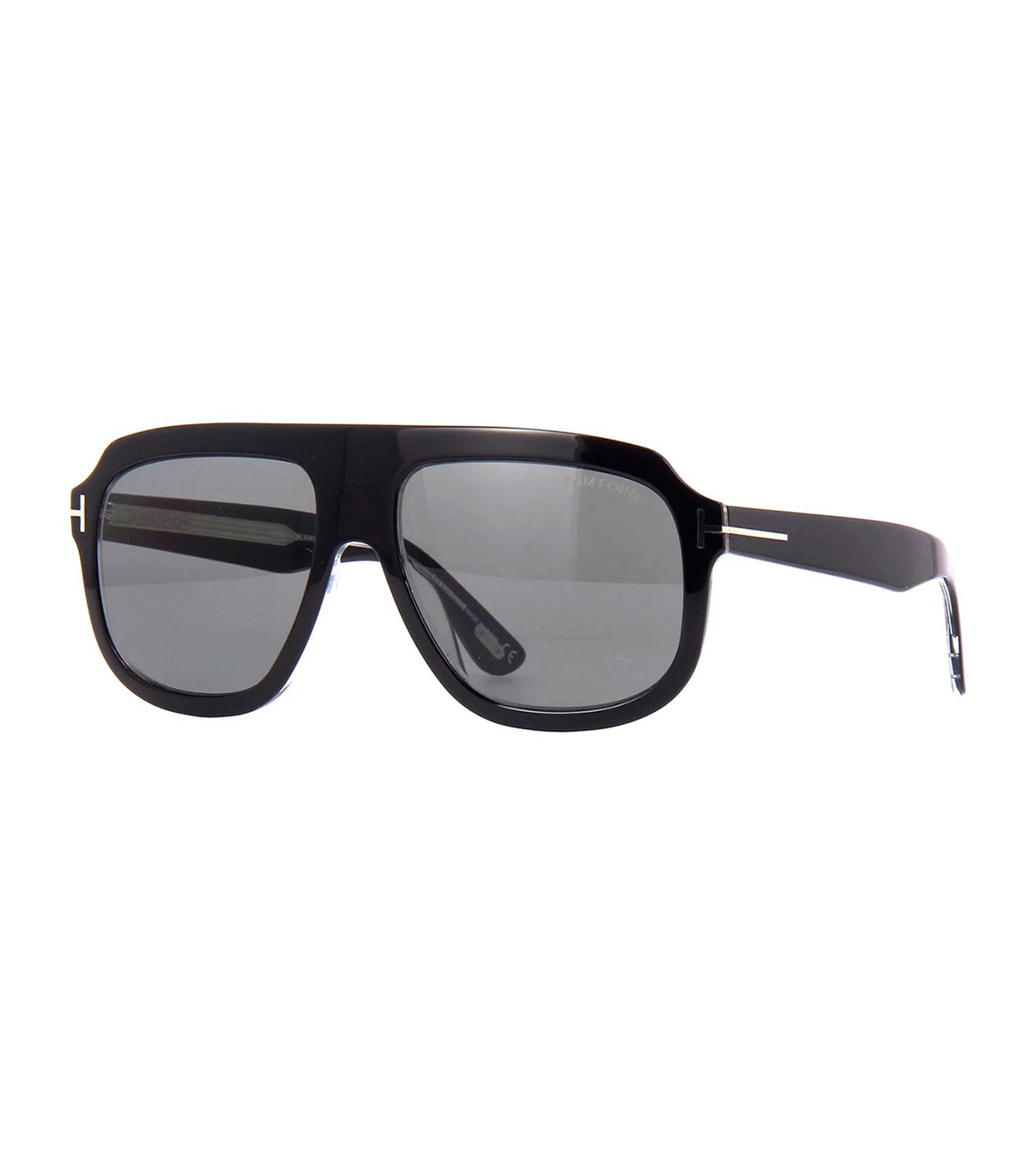 Tom Ford Men's Smoke Grey Aviator Sunglasses