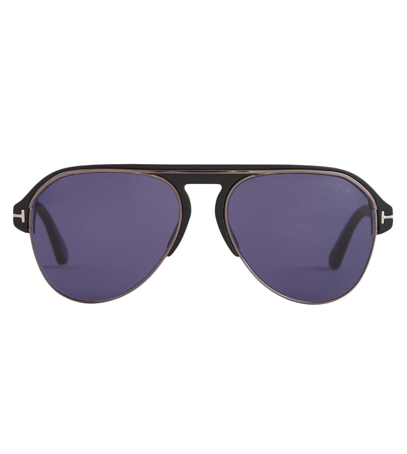 Tom Ford Men's Blue Aviator Sunglasses