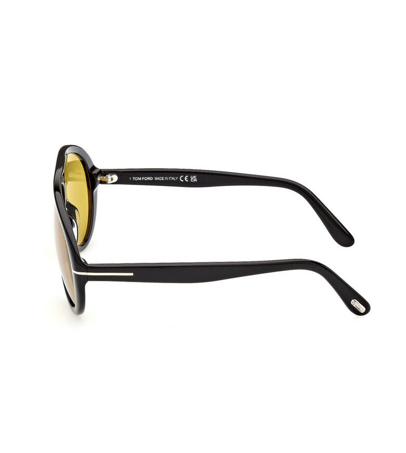 Tom Ford Men's Yellow Aviator Sunglasses