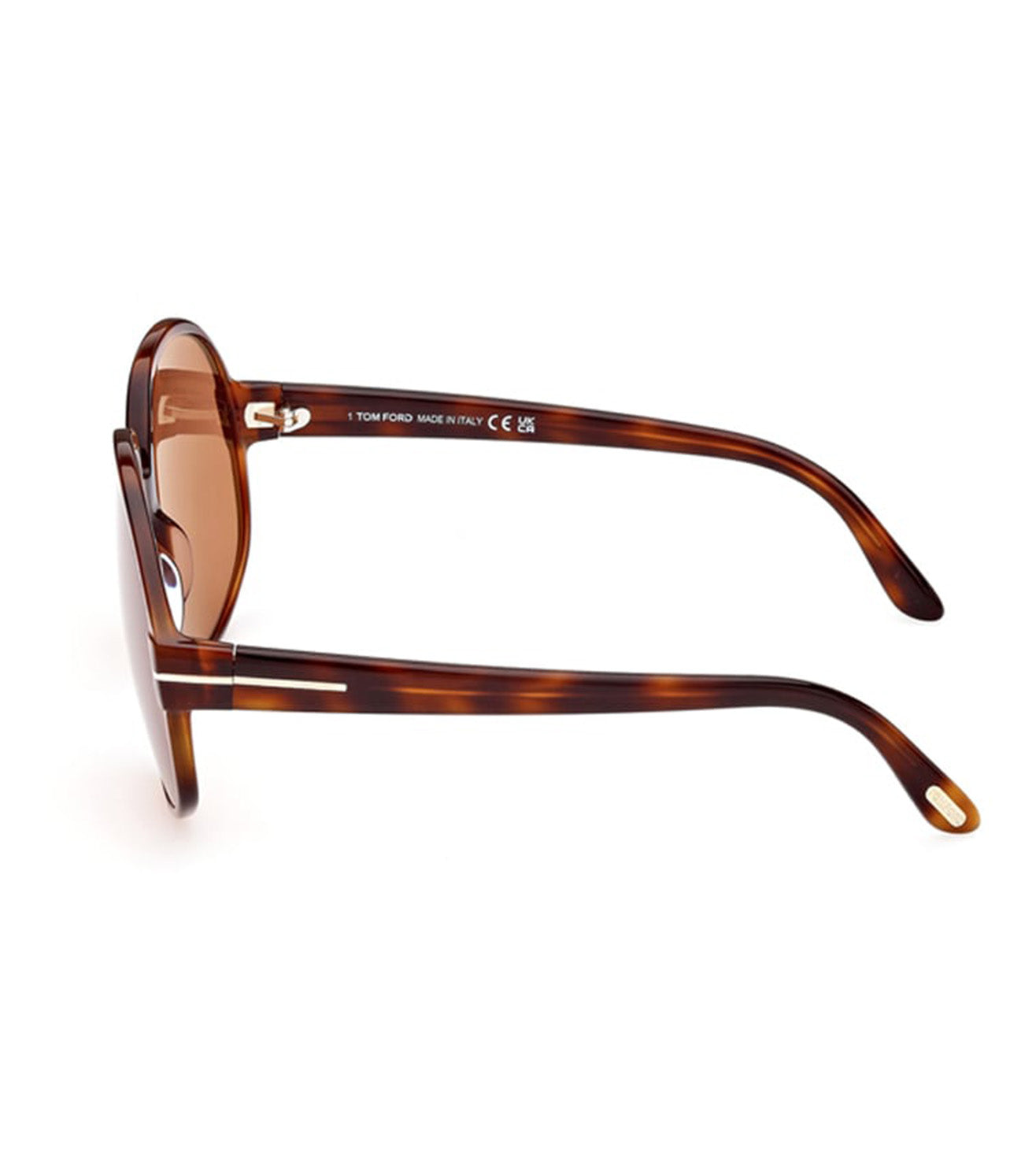 Tom Ford Women's Brown Round Sunglasses