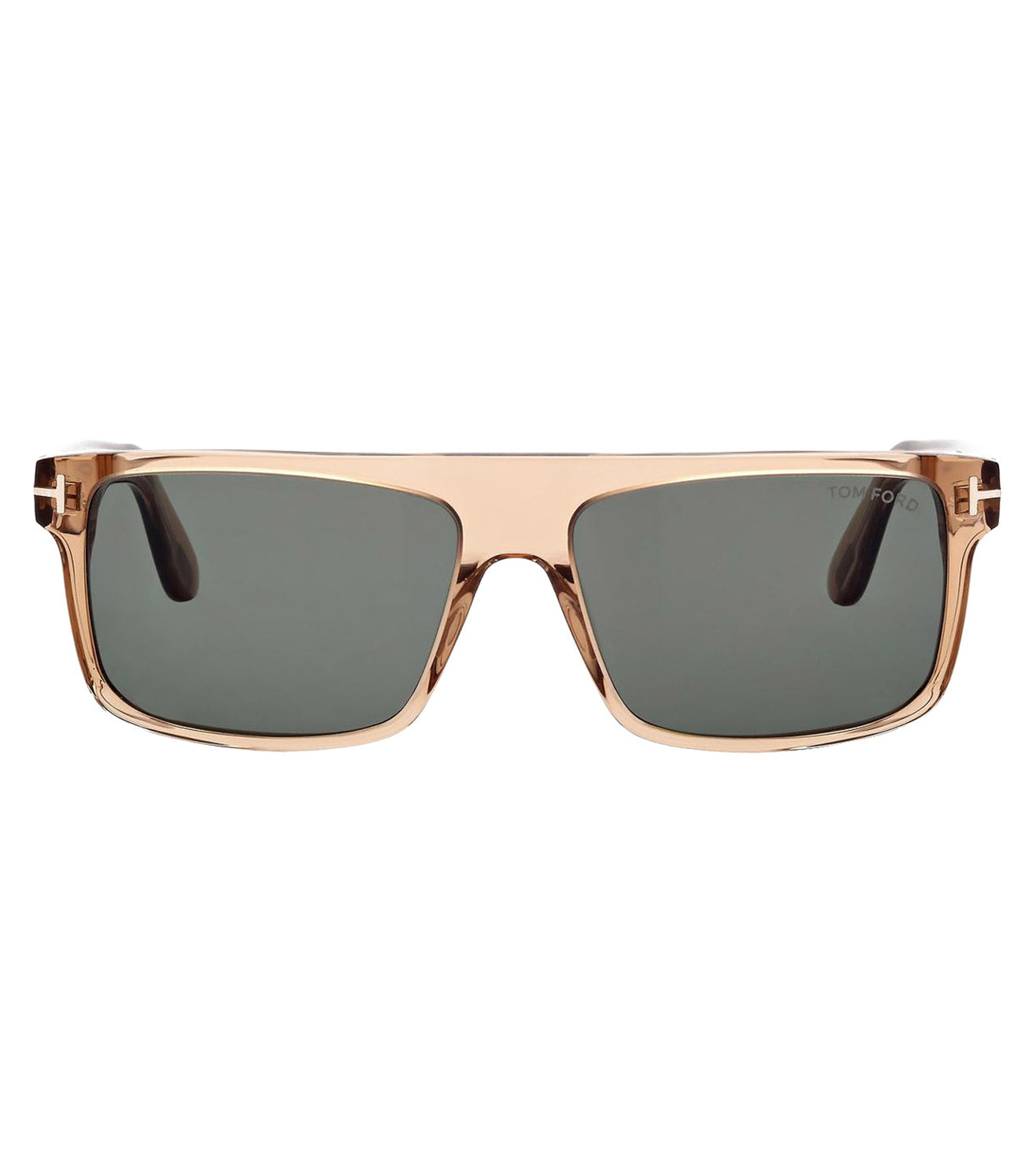 Tom Ford Men's Green Rectangular Sunglasses