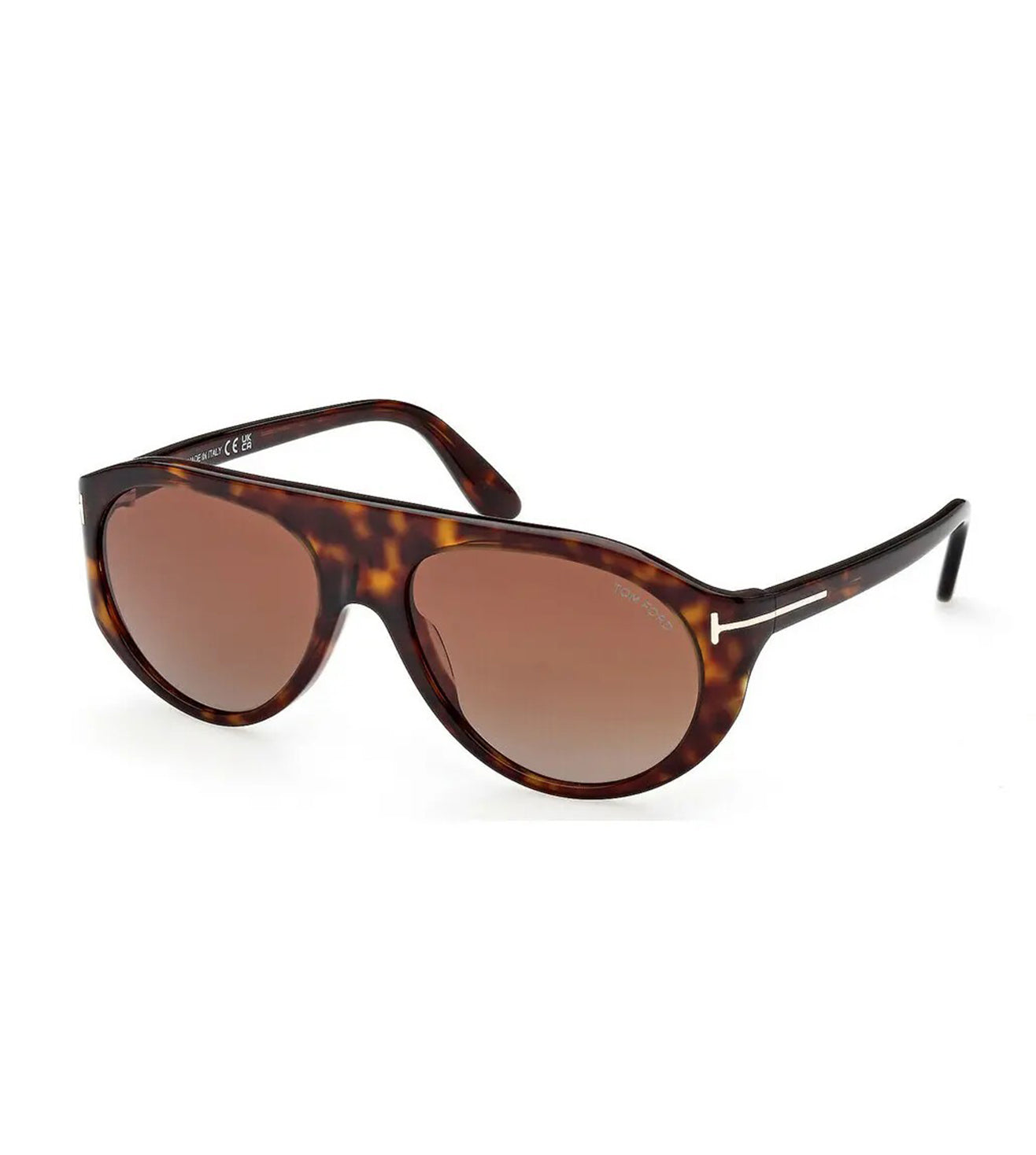 Tom Ford Men's Brown Aviator Sunglasses