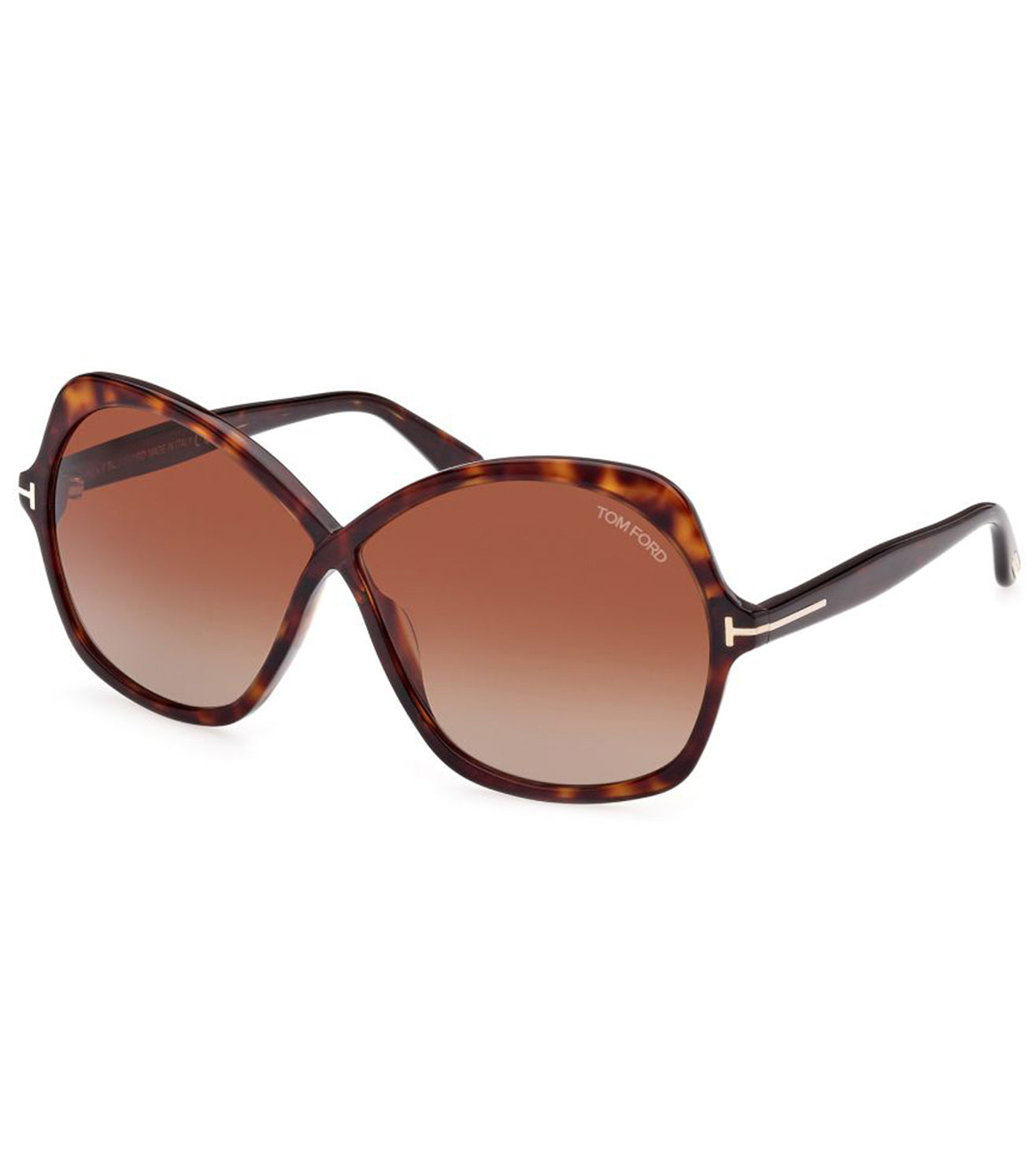 Tom Ford Women's Brown Butterfly Sunglasses