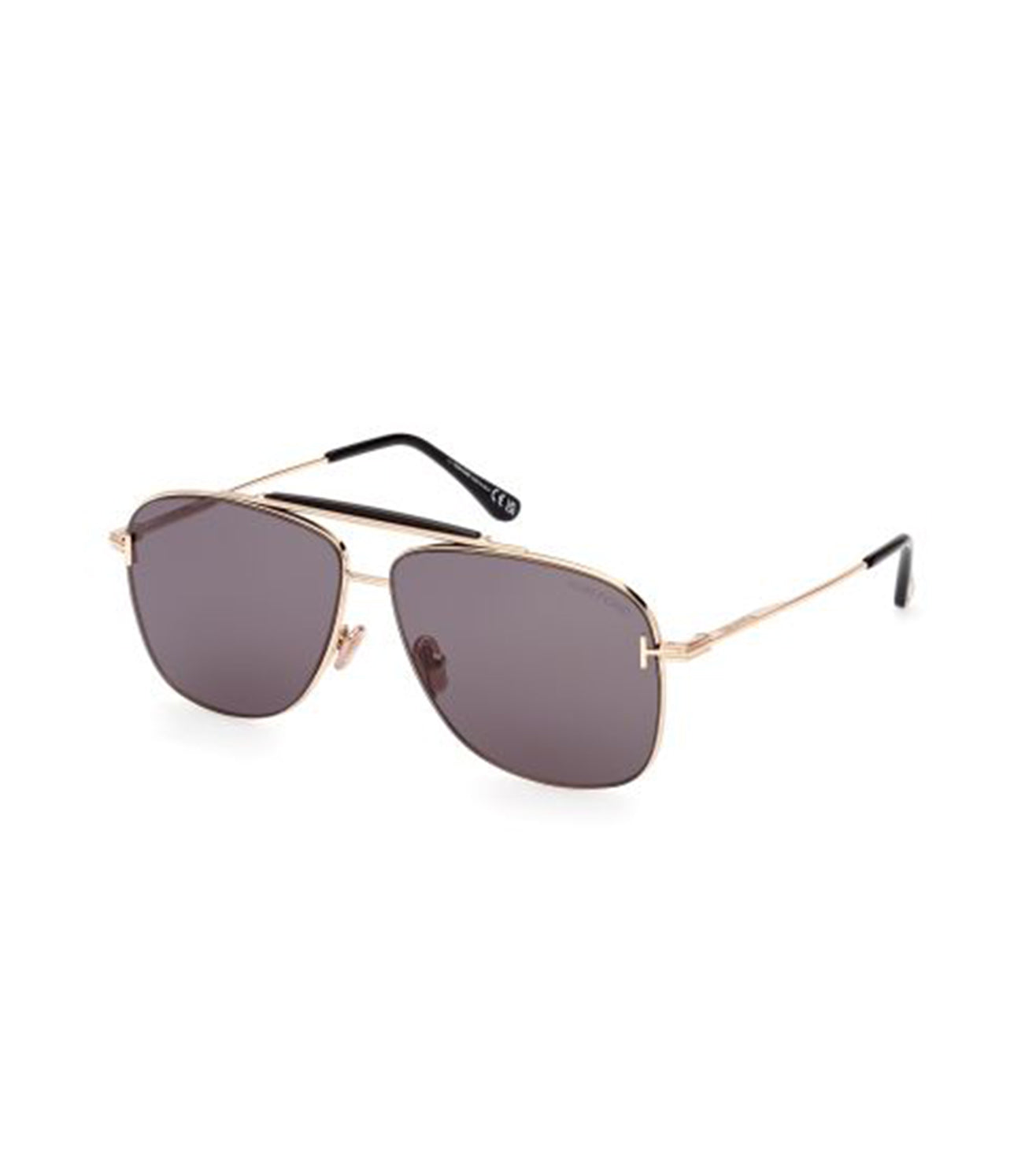 Tom Ford Jaden Men's Grey Aviator Sunglasses