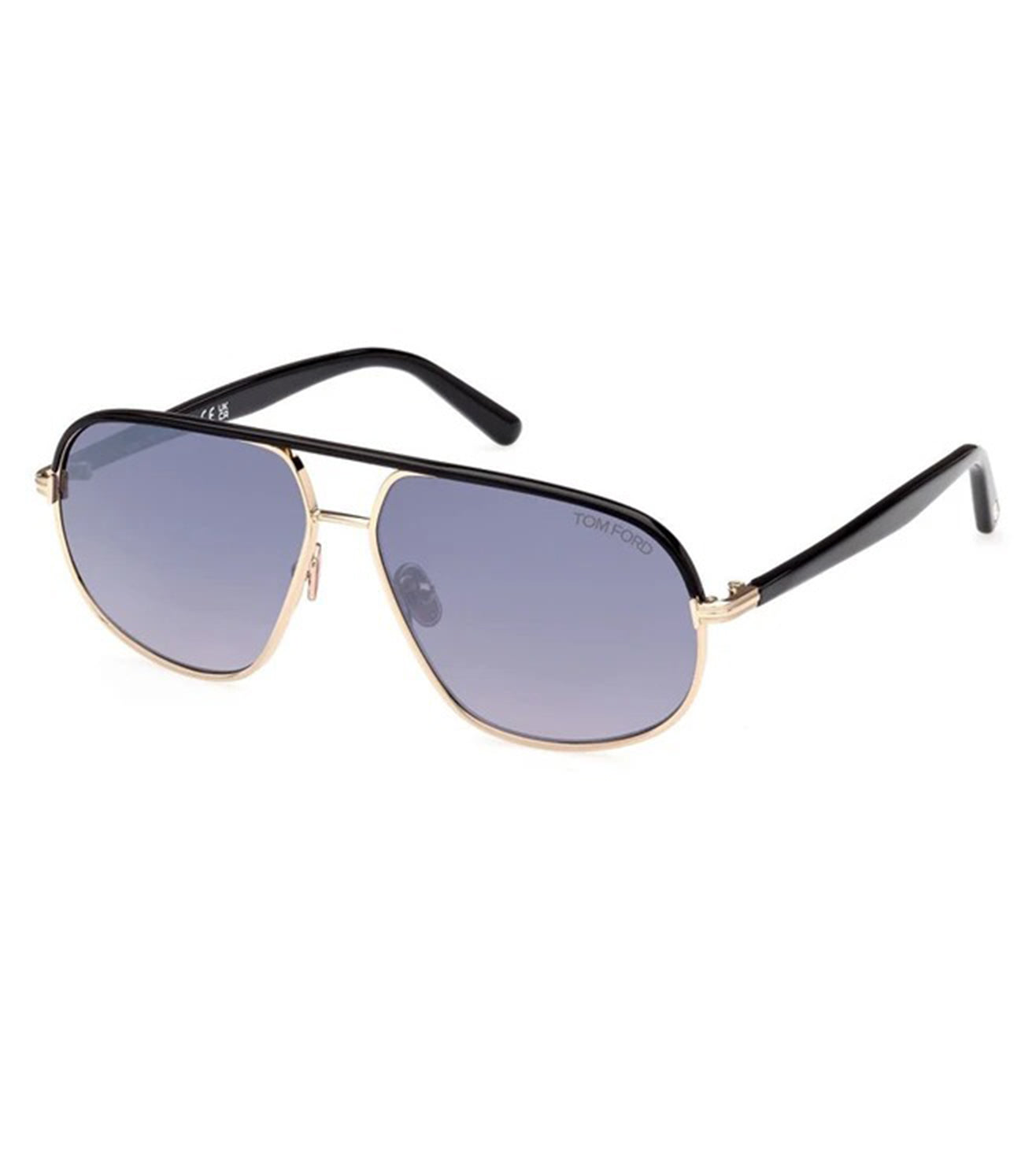 Tom Ford Men's Grey Aviator Sunglasses