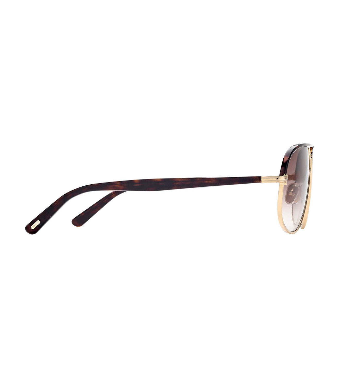 Tom Ford Men's Gradient Brown Aviator Sunglasses