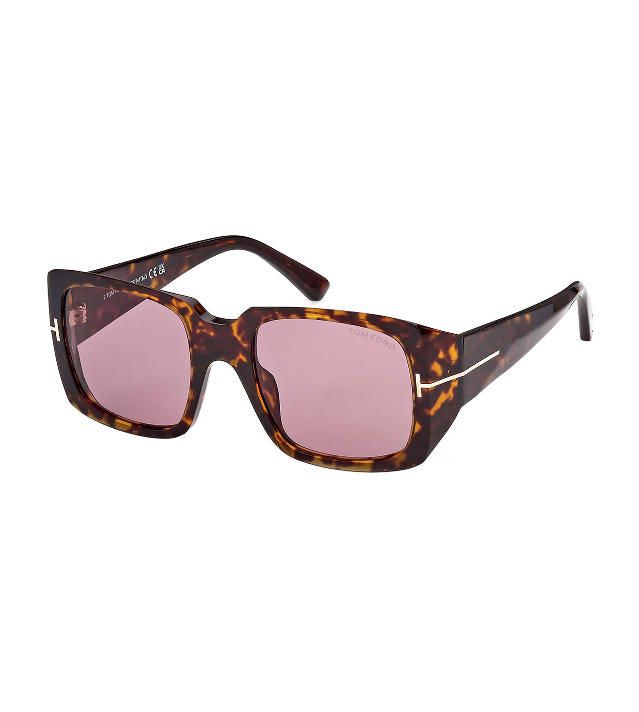 Tom Ford Ryder Women's Violet Square Sunglasses