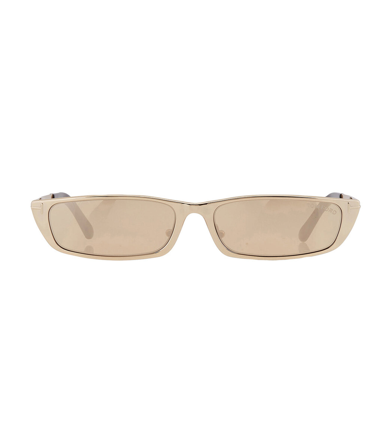 Tom Ford Everett Unisex Brown-mirrored Rectangular Sunglasses