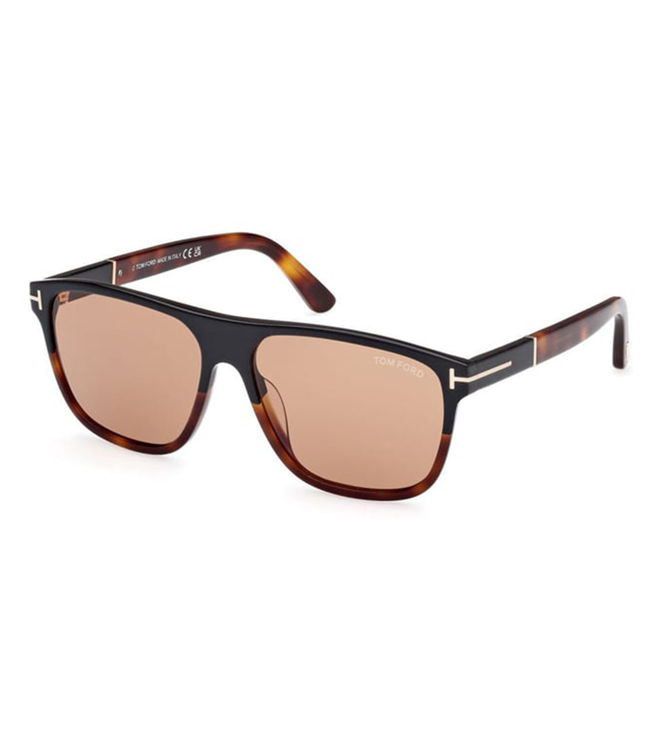 Tom Ford Men's Dark Brown Square Sunglasses