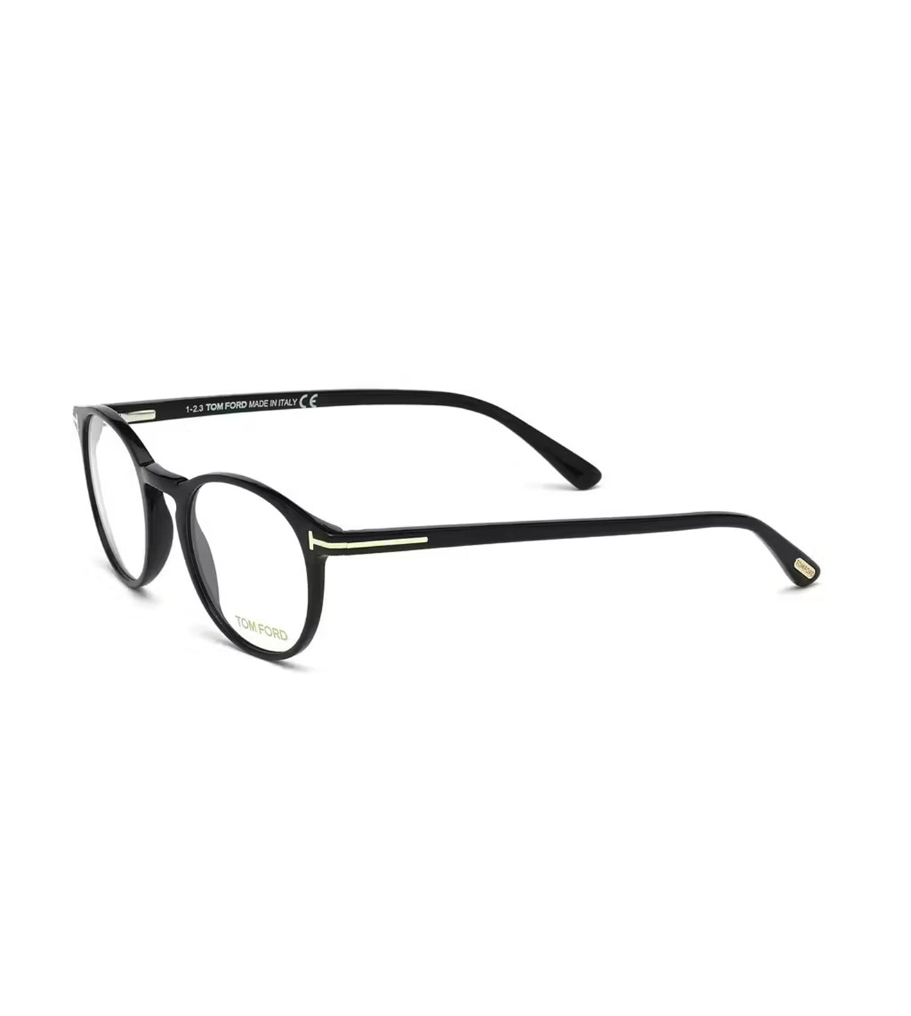 Tom Ford Men's Black Round Optical Frame