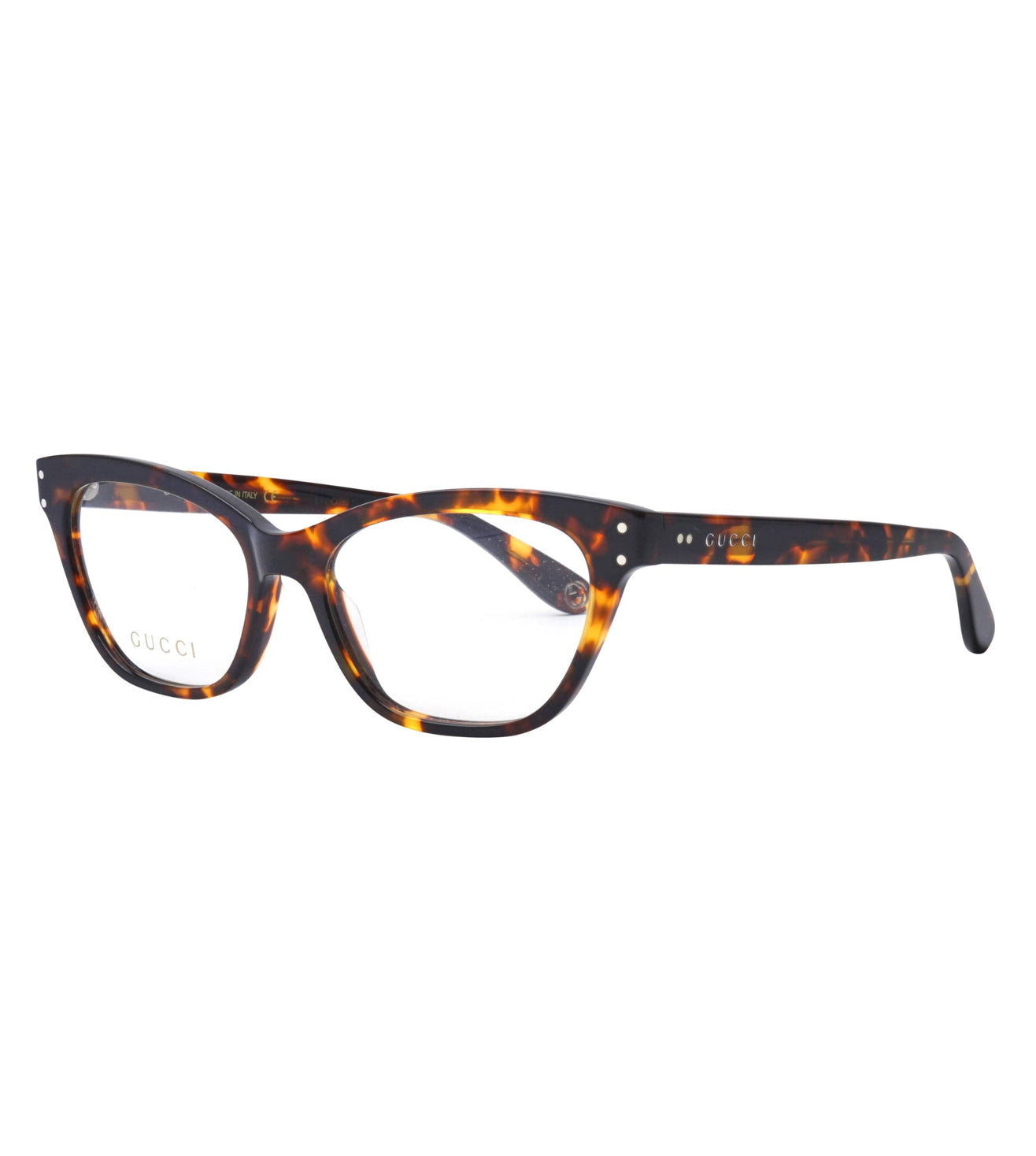 Gucci Women's Havana Cateye Optical Frame