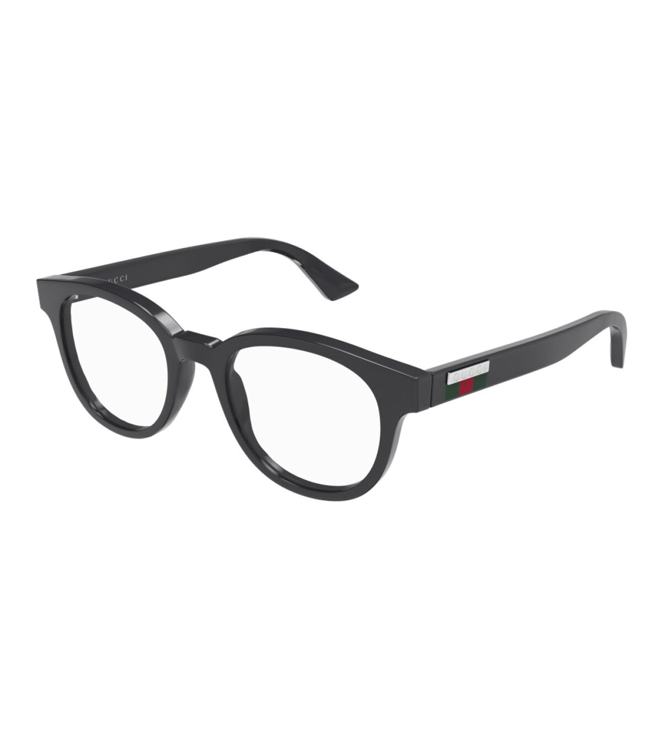 Gucci Men's Grey Oval Optical Frame