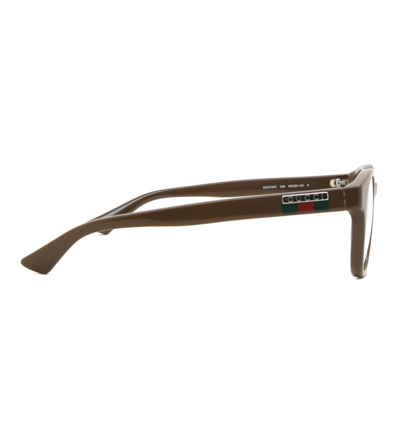 Gucci Men's Brown Square Optical Frame