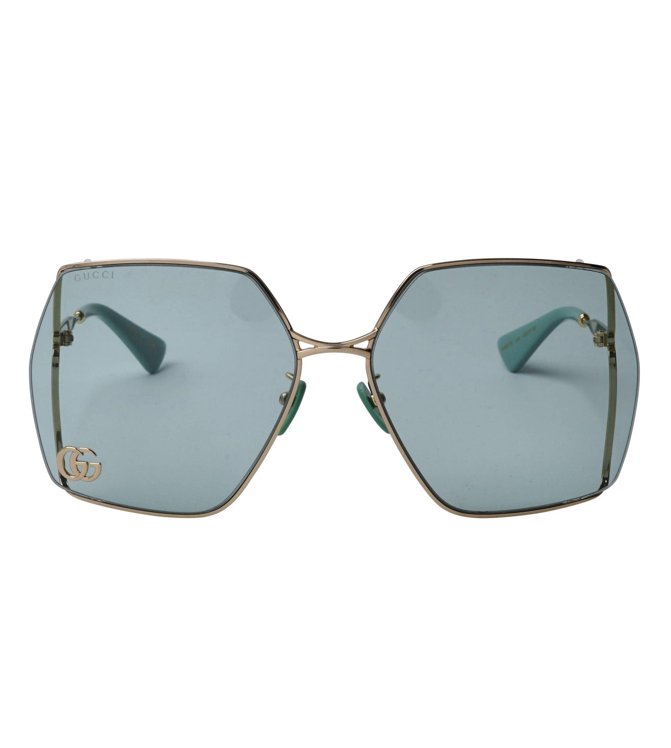 Gucci Women's Green Square Sunglasses