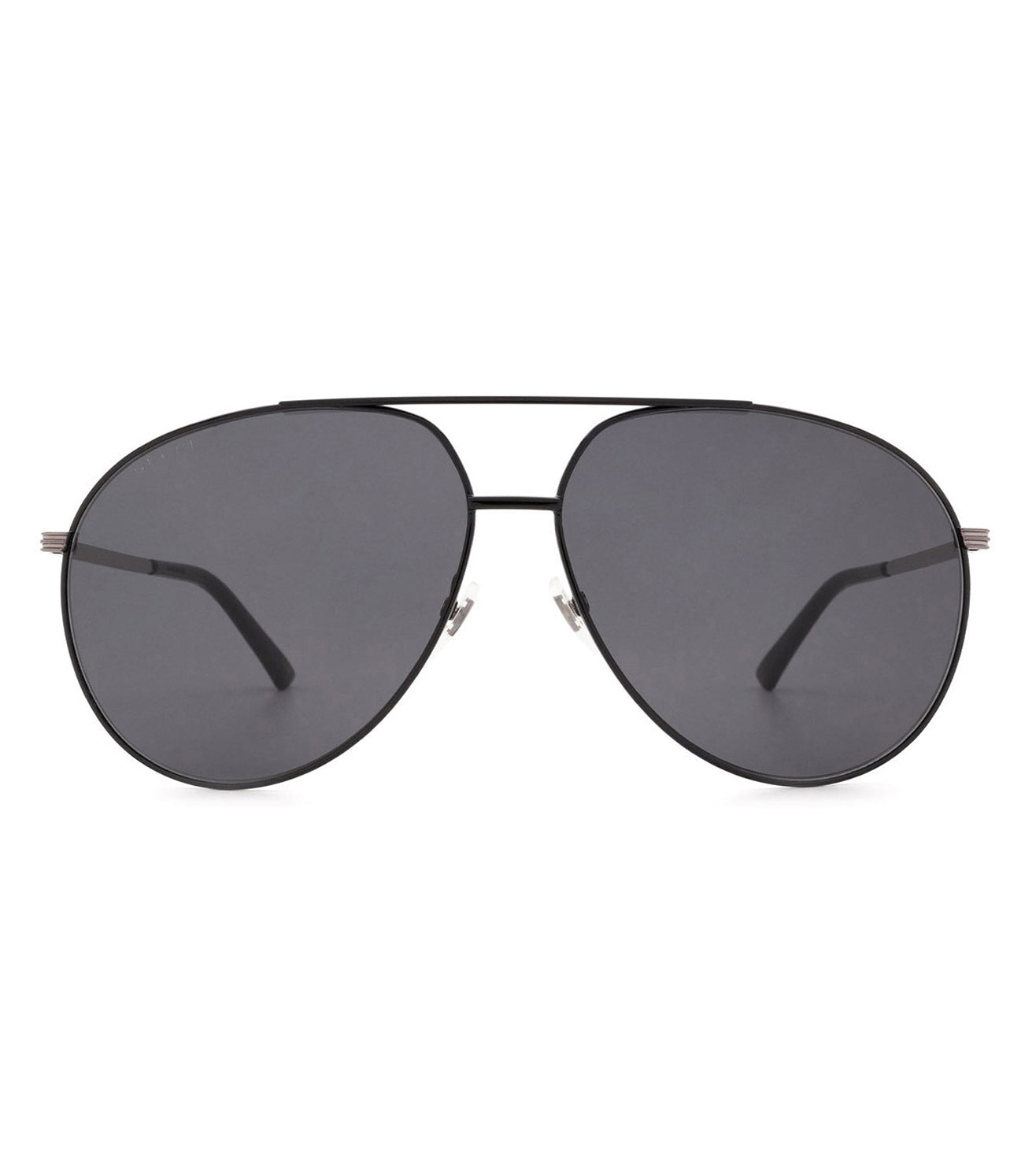 Gucci Men's Grey Aviator Sunglasses