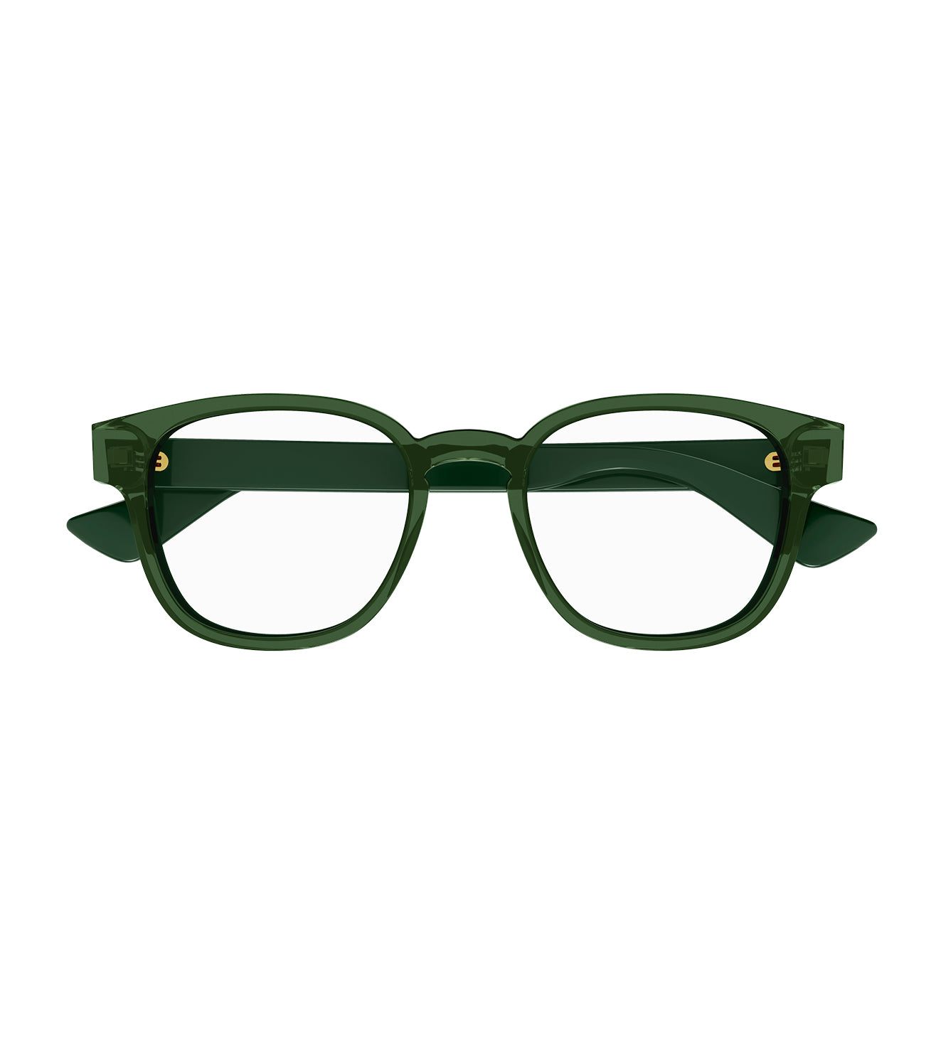 Gucci Men's Green Square Optical Frame