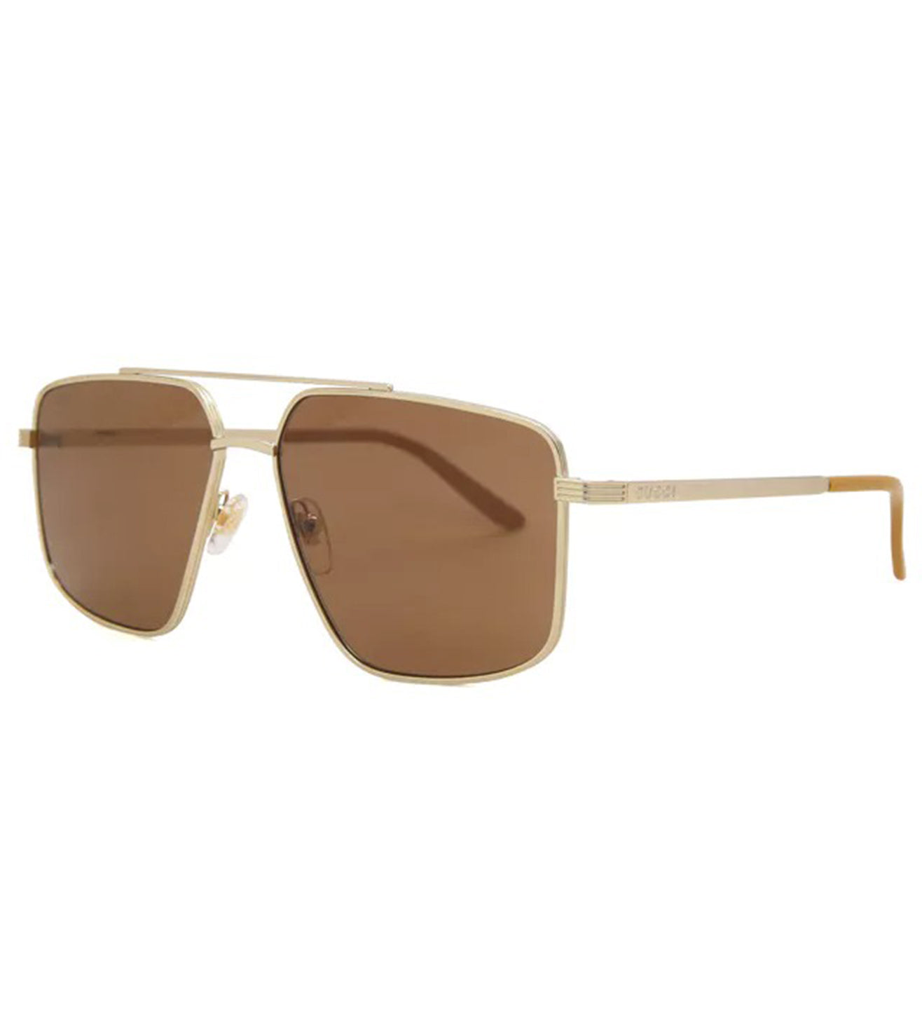Gucci Men's Brown Aviator Sunglasses