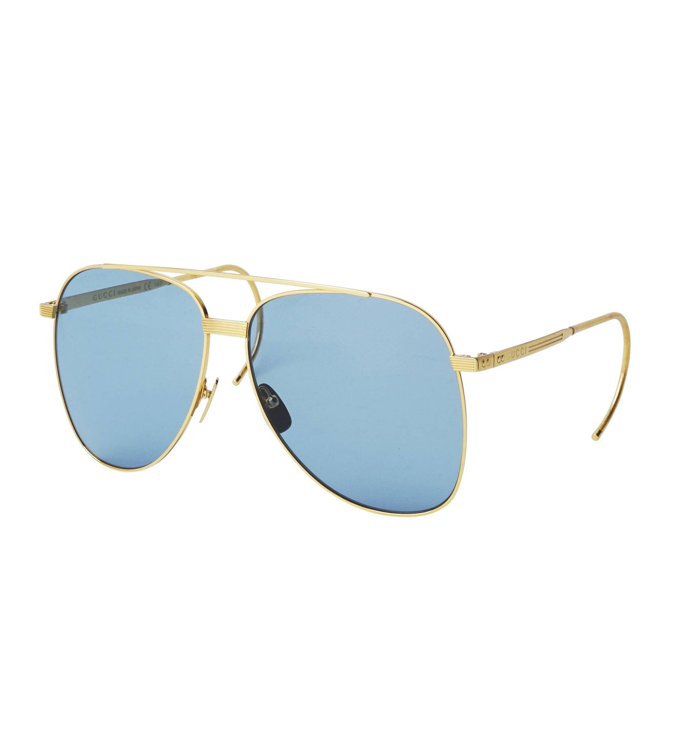Gucci Men's Turquoise Aviator Sunglasses