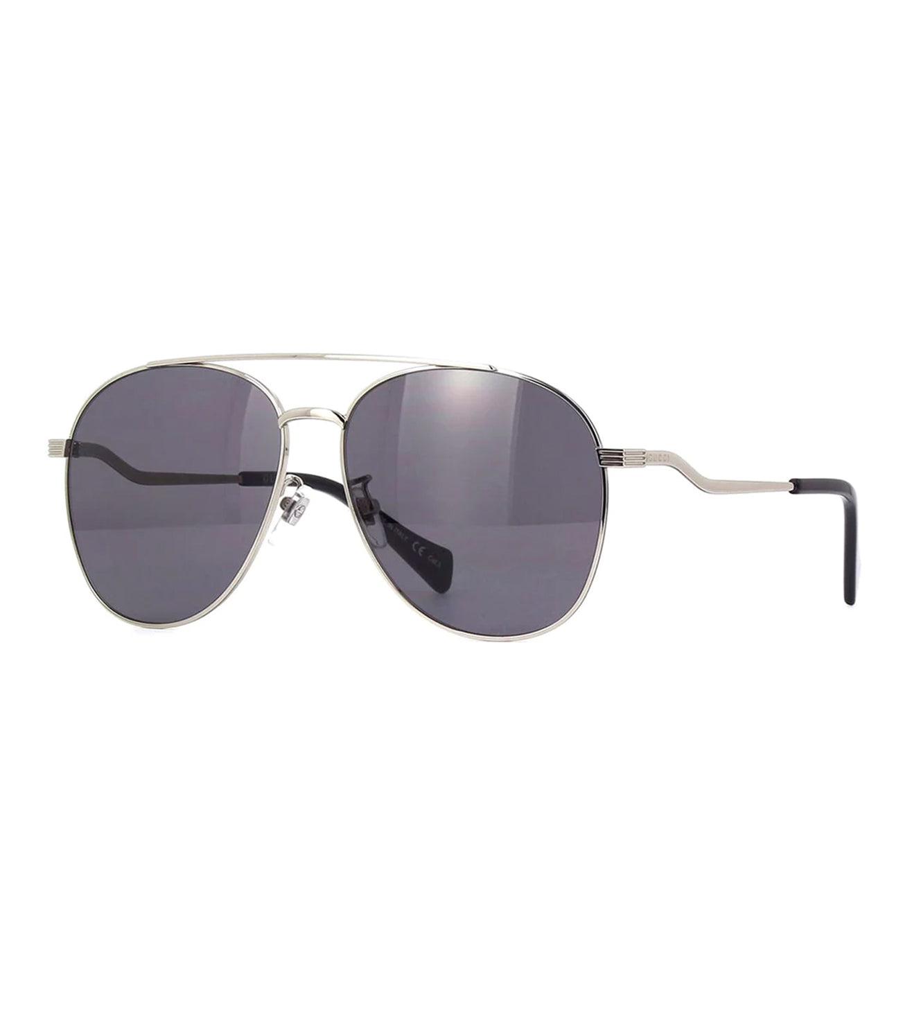 Gucci Women's Grey Aviator Sunglasses