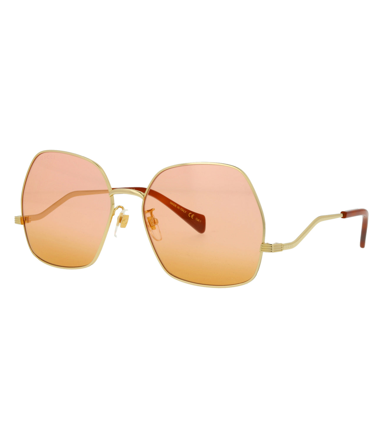 Gucci Women's Pink & Brown Butterfly Sunglasses