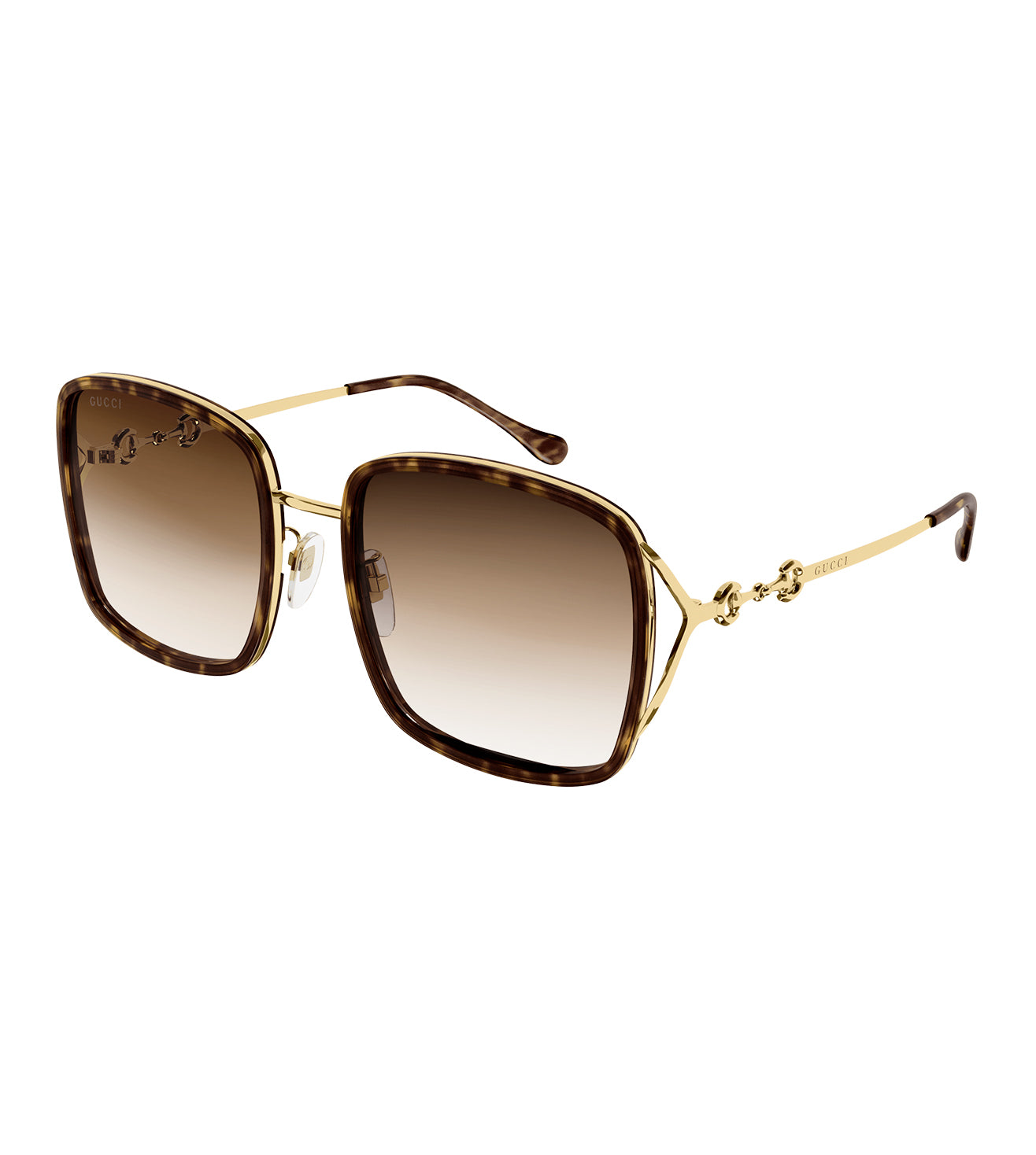 Gucci Women's Brown Square Sunglasses