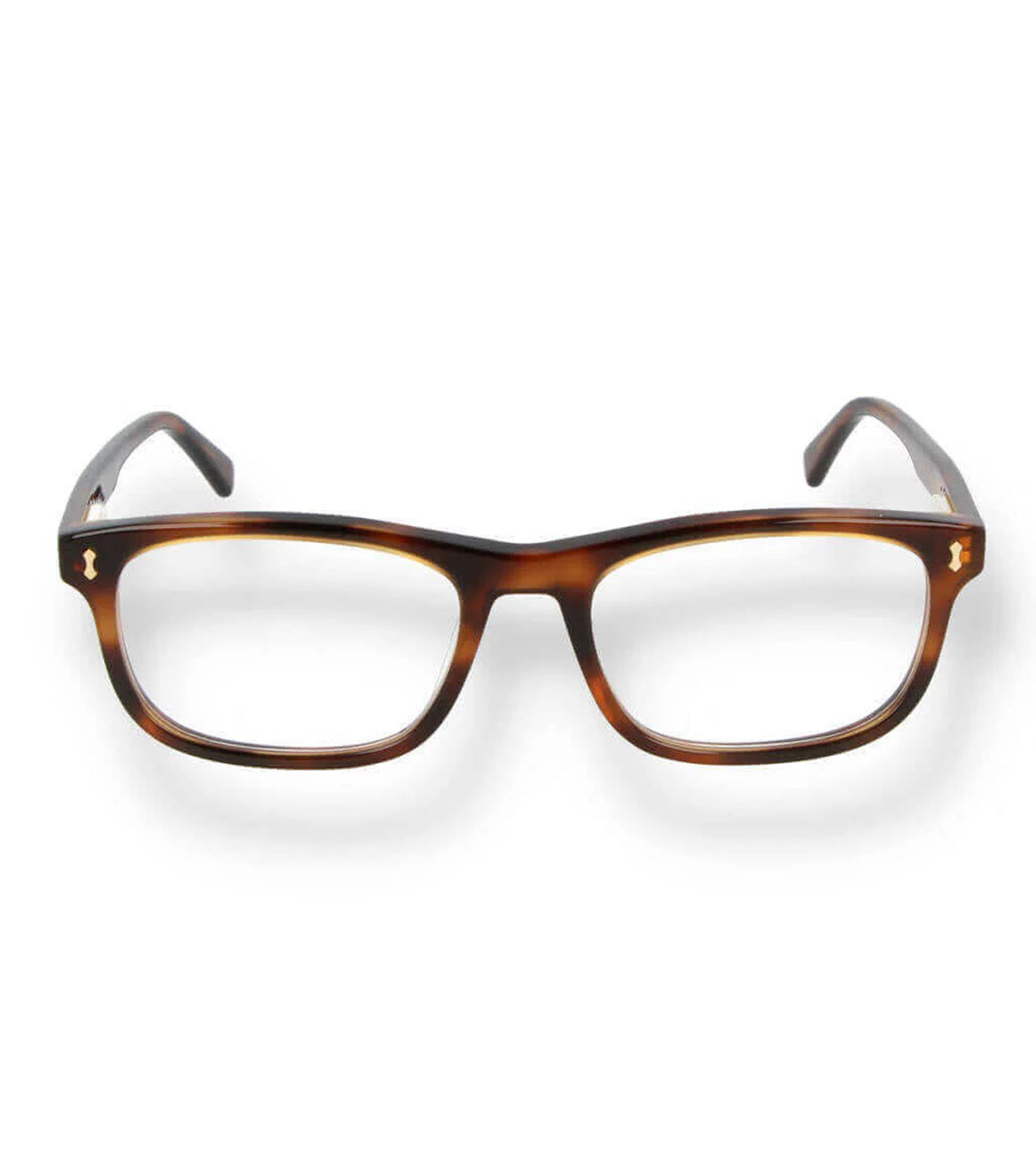 Gucci Men's Havana Rectangular Optical Frame