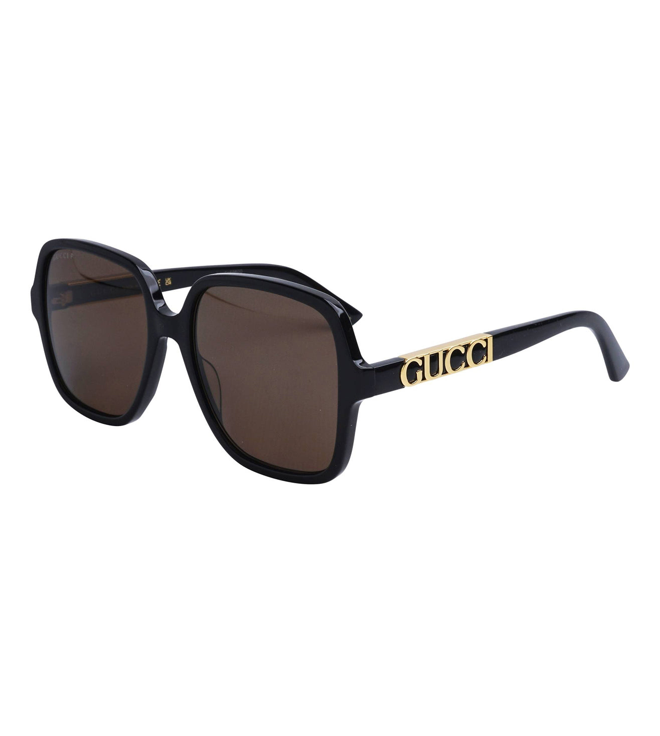 Gucci Women's Dark Brown Square Sunglasses