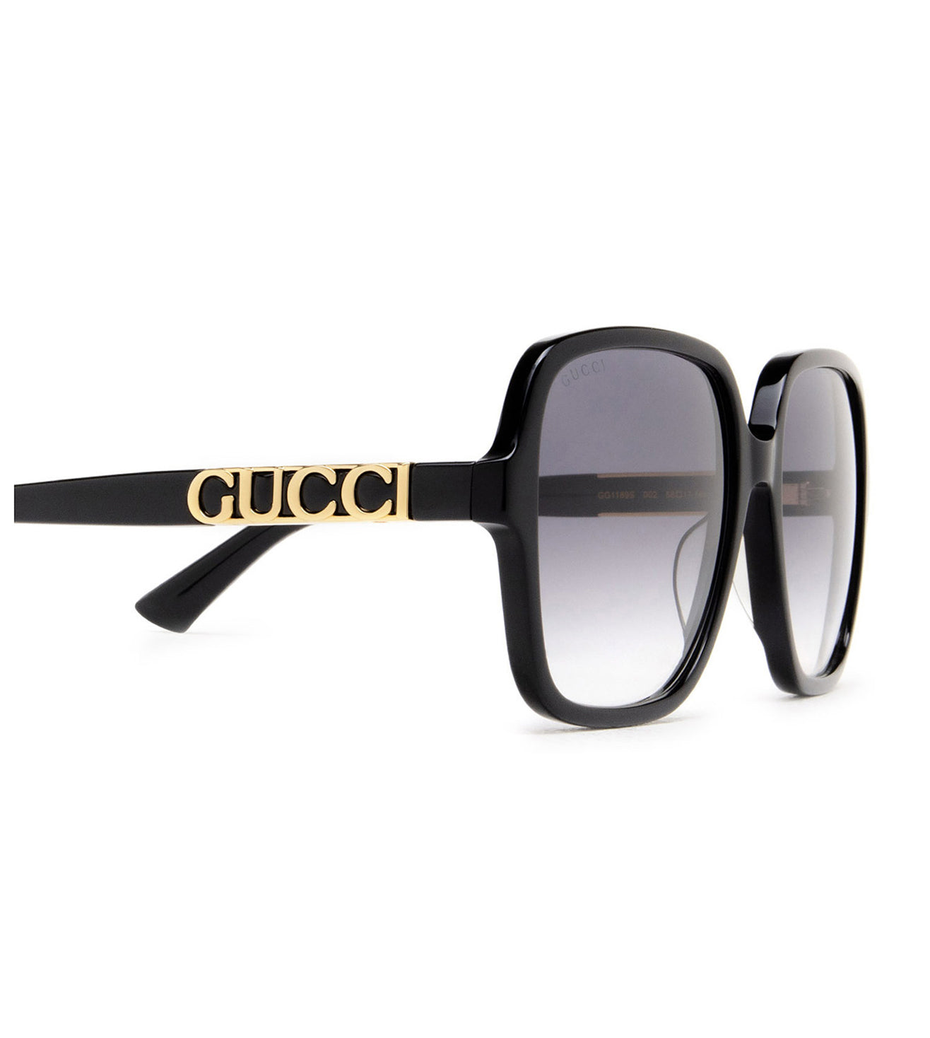 Gucci Women's Grey Gradient Square Sunglasses