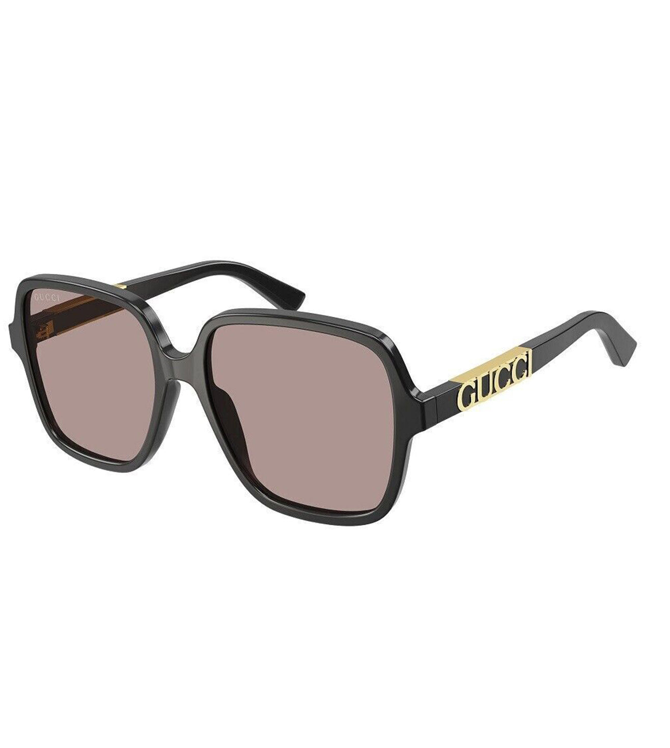 Gucci Women's Light Brown Square Sunglasses