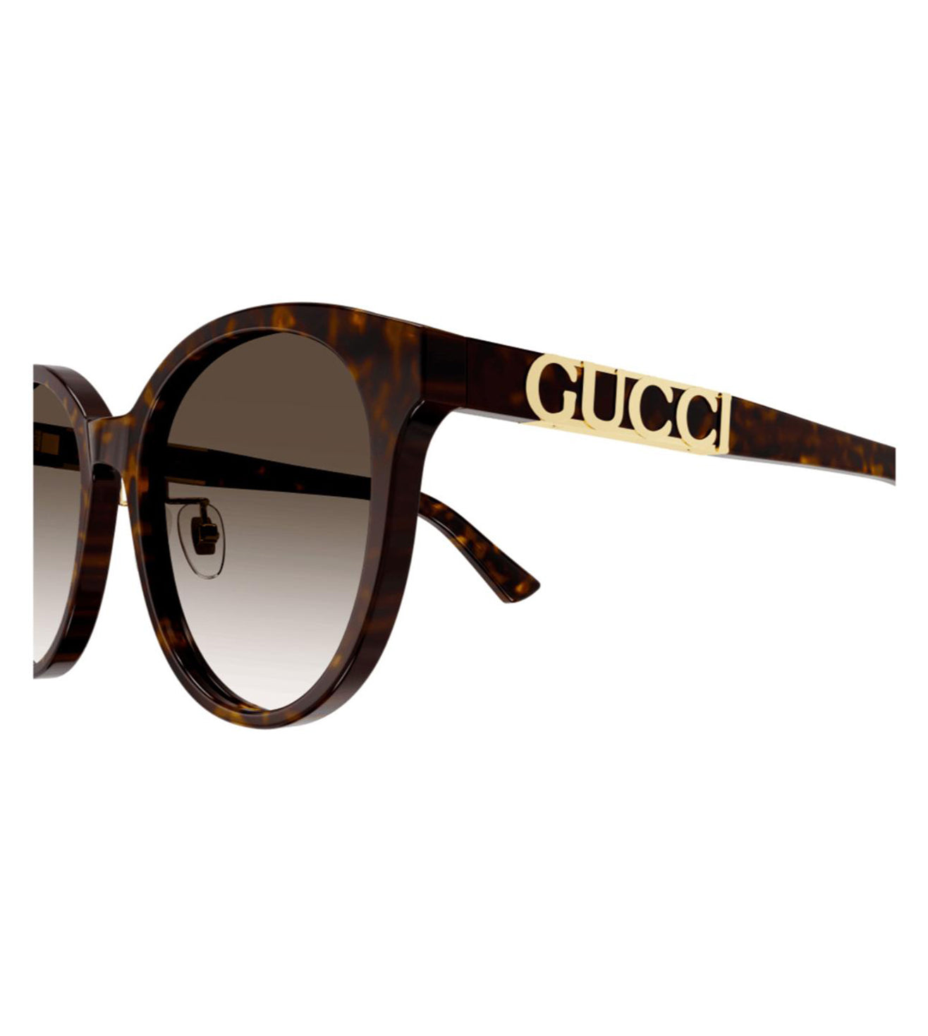 Gucci Women's Brown Round Sunglasses