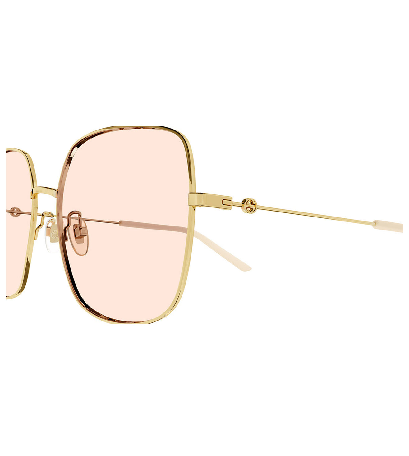 Gucci Women's Pink Square Sunglasses