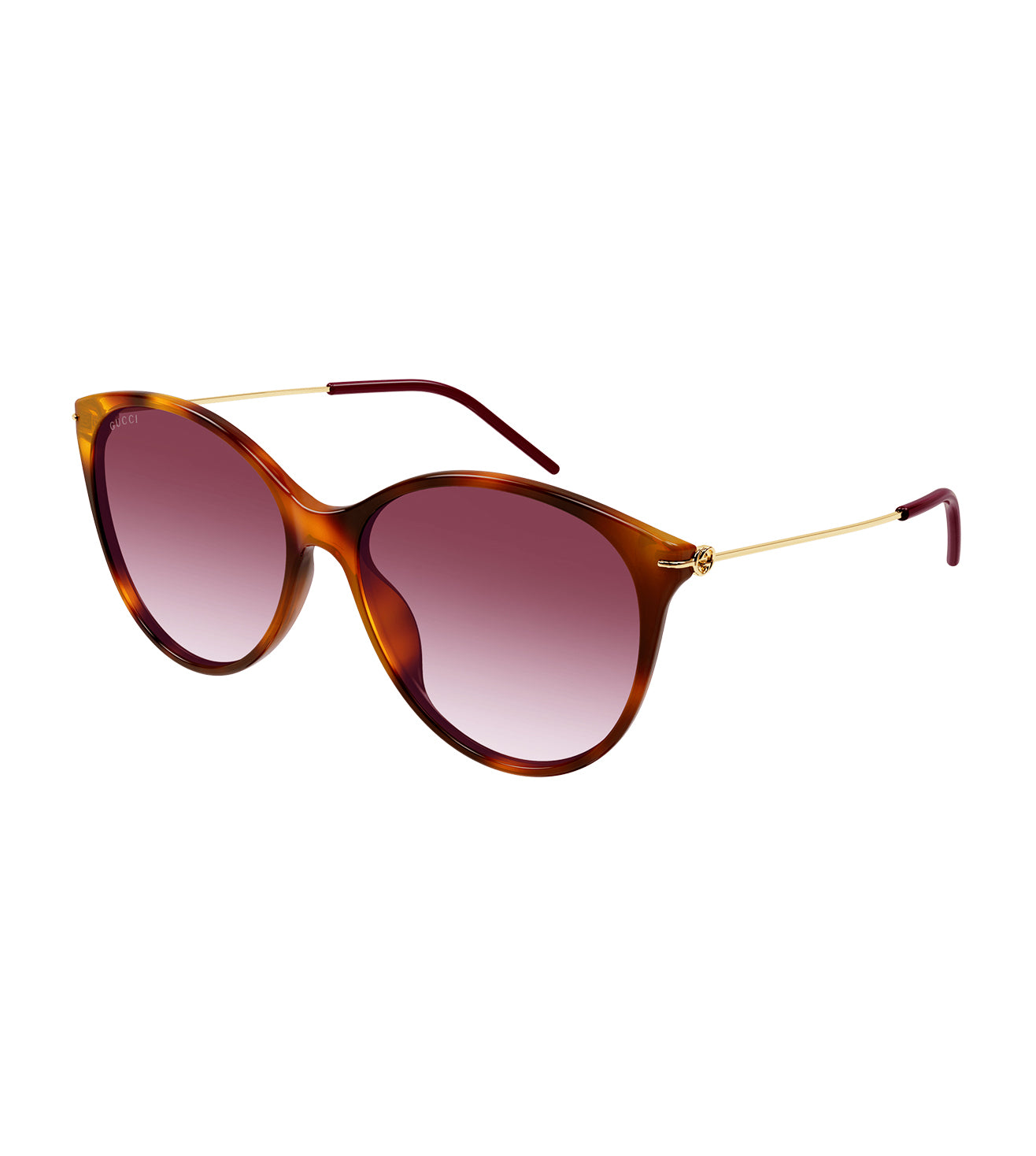 Gucci Women's Red Cat-eye Sunglasses