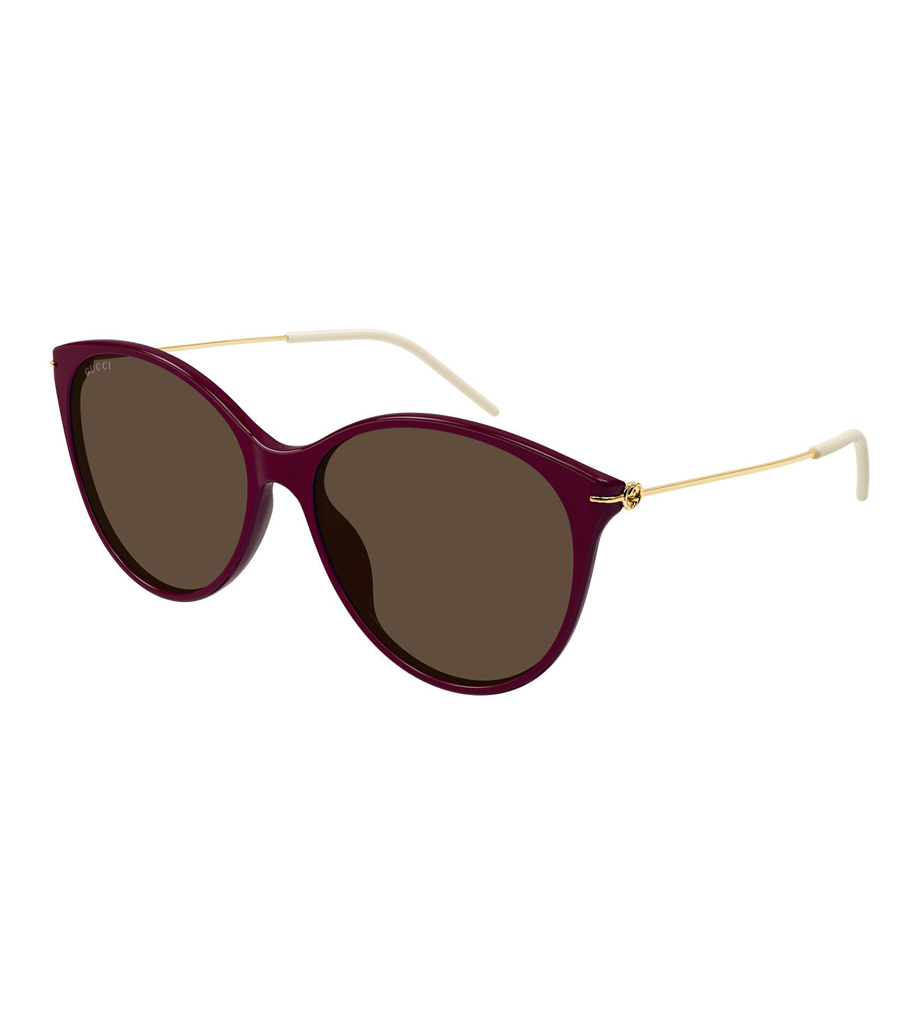Gucci Women's Brown Cat-eye Sunglasses