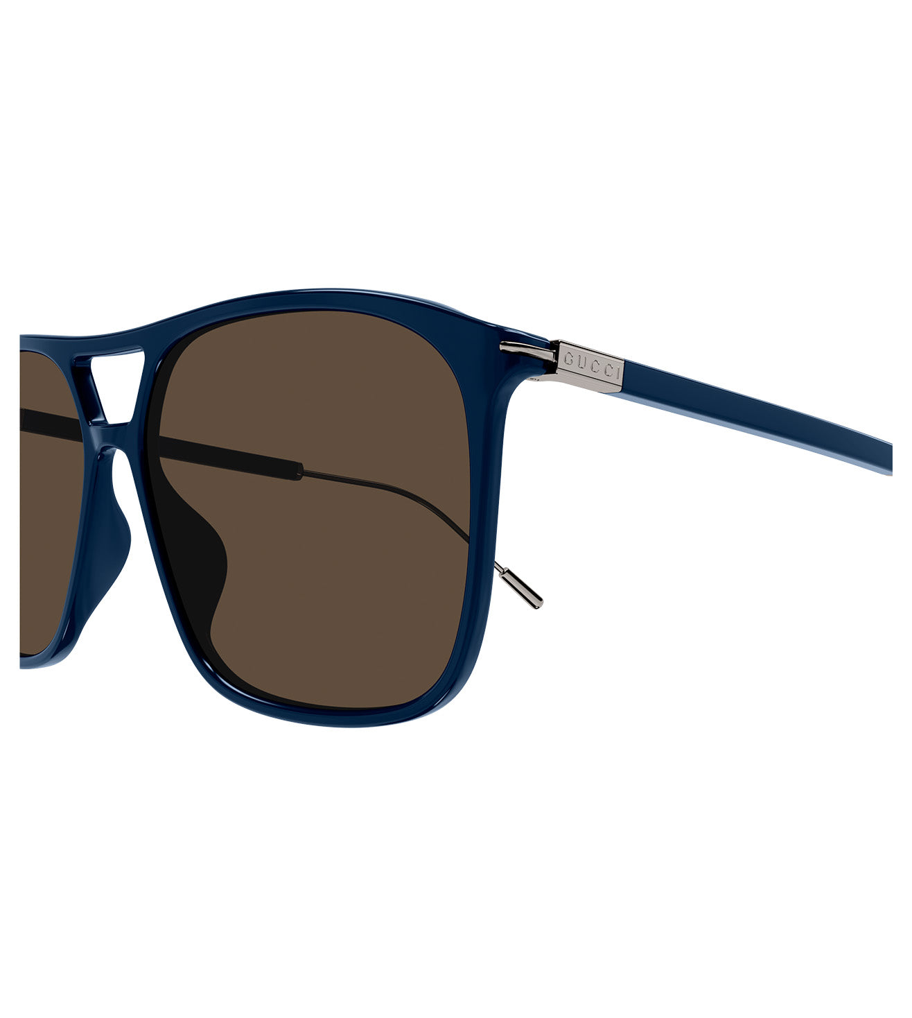 Gucci Men's Brown Square Sunglasses