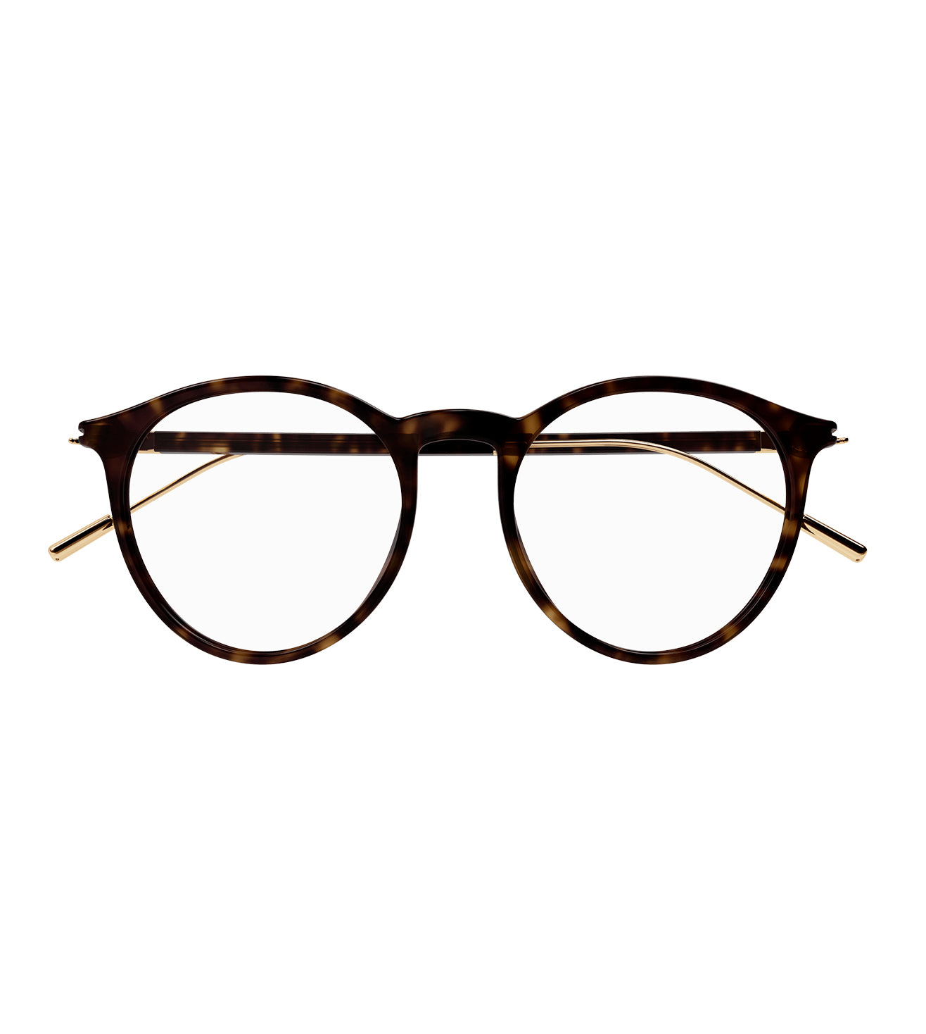 Gucci Men's Havana Round Optical Frame